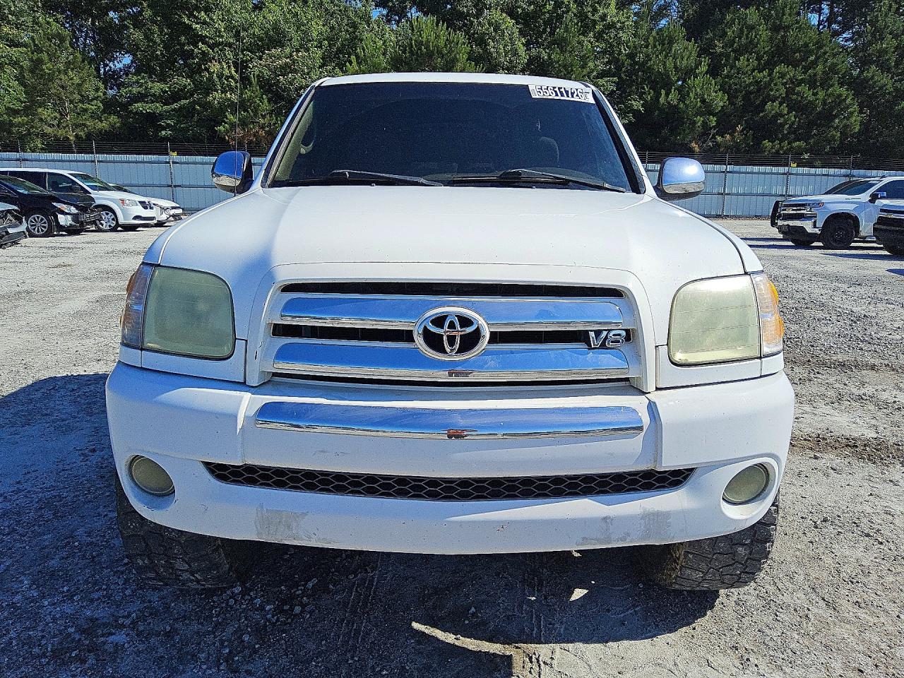 2004 Toyota Tundra Double Cab Sr5 Белый vin: 5TBDT44114S460458
