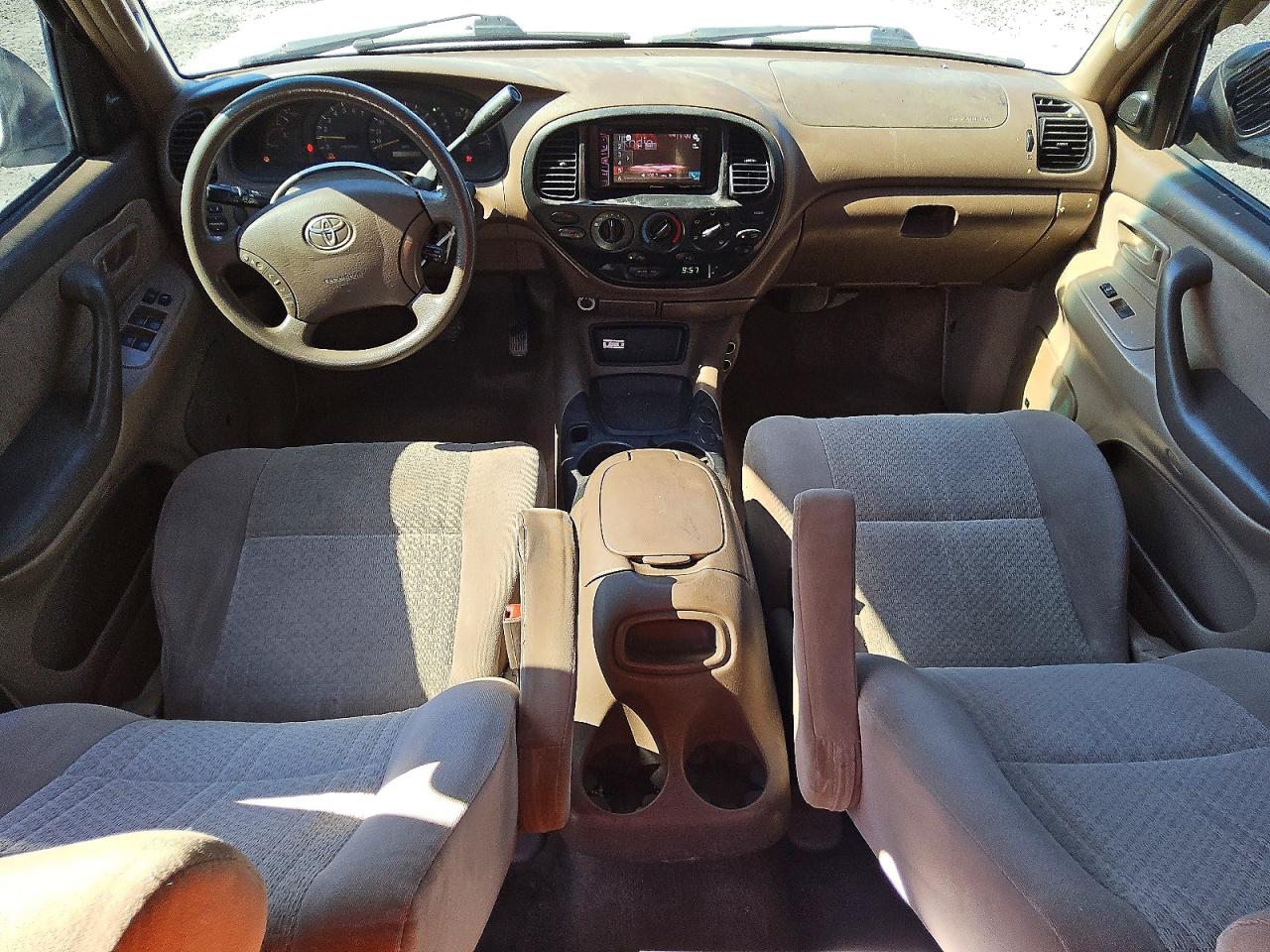 2004 Toyota Tundra Double Cab Sr5 Белый vin: 5TBDT44114S460458