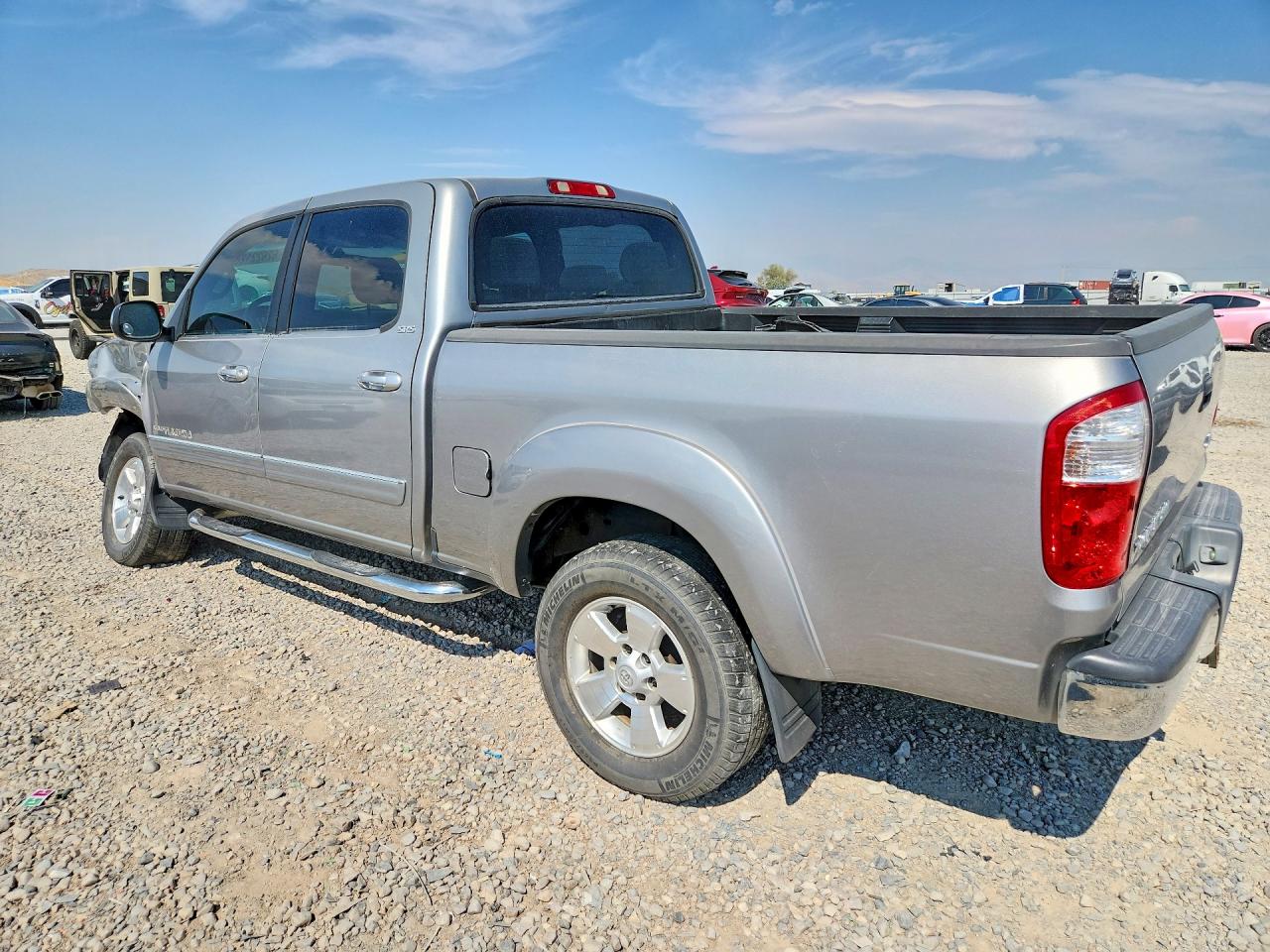 2005 Toyota Tundra Double Cab Sr5 Black vin: 5TBDT44115S495664