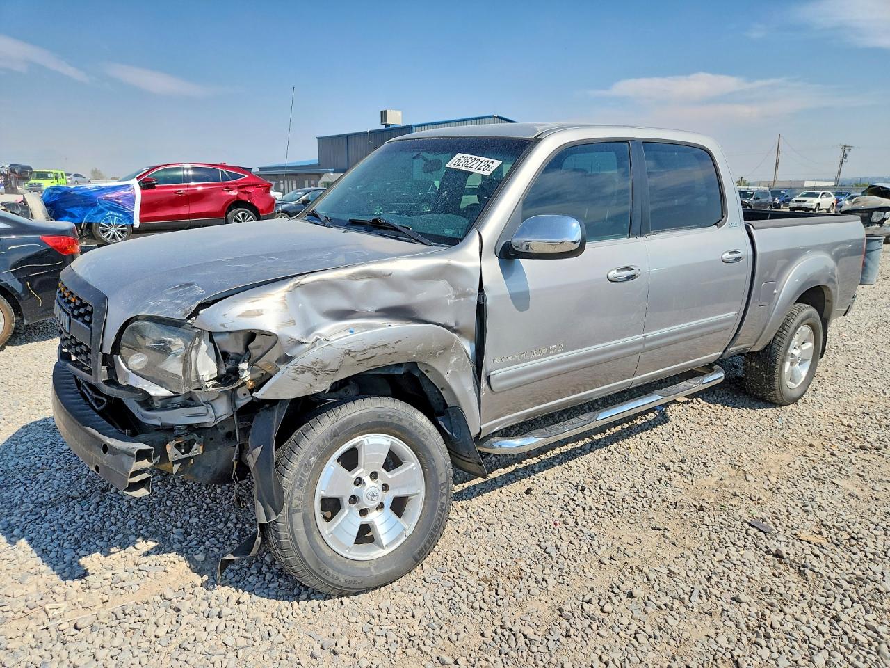 2005 Toyota Tundra Double Cab Sr5 Black vin: 5TBDT44115S495664