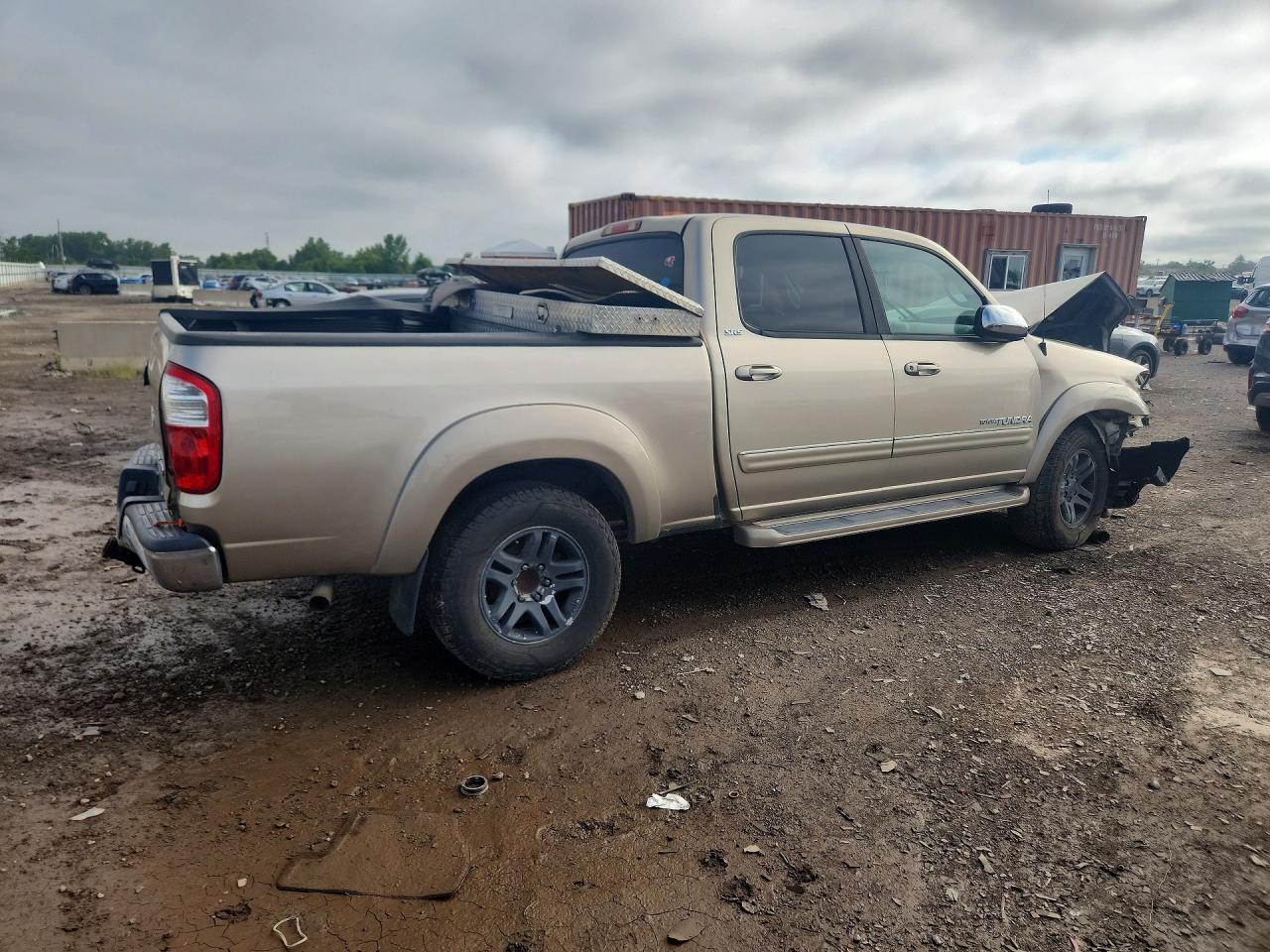 2006 Toyota Tundra Double Cab Sr5 Желто-коричневый vin: 5TBDT44116S533346