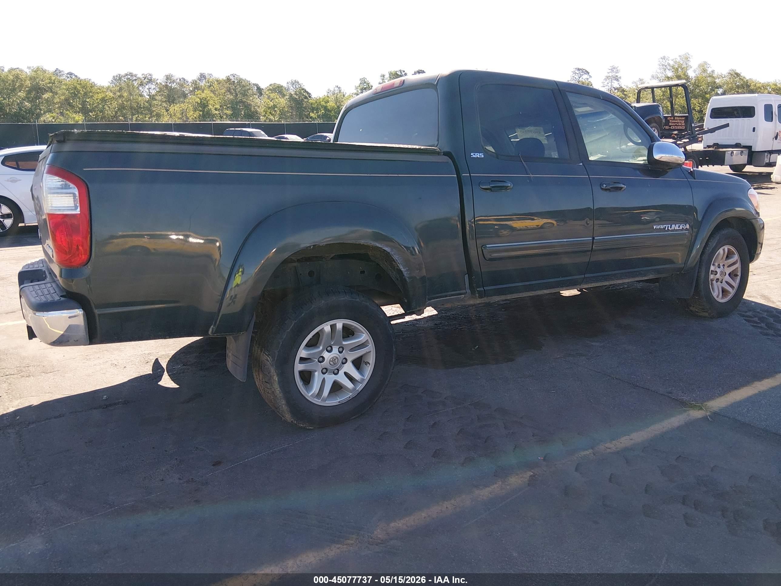 2006 Toyota Tundra Sr5 V8 Зеленый vin: 5TBDT44116S536666