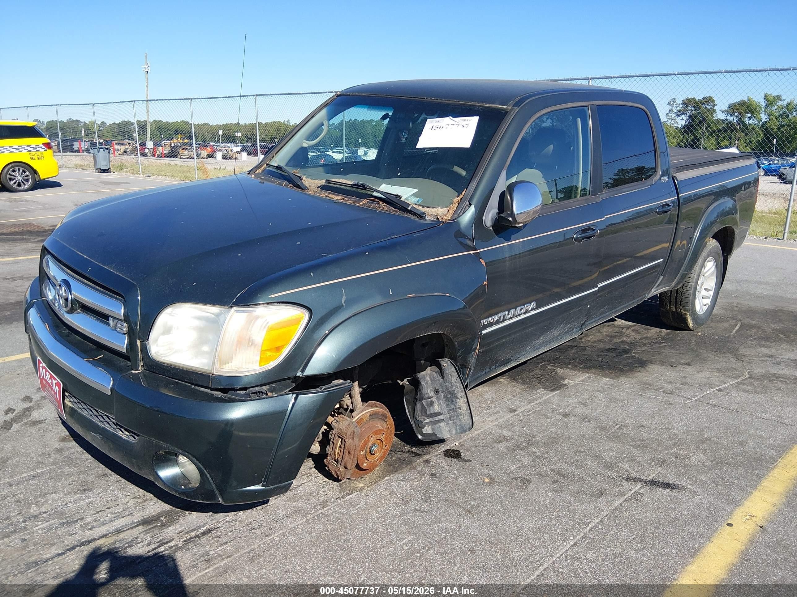 2006 Toyota Tundra Sr5 V8 Зеленый vin: 5TBDT44116S536666
