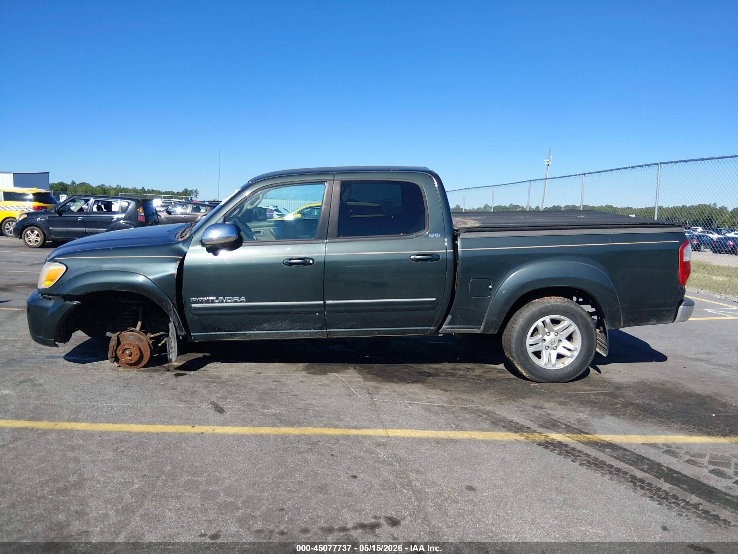 2006 Toyota Tundra Sr5 V8 Зеленый vin: 5TBDT44116S536666