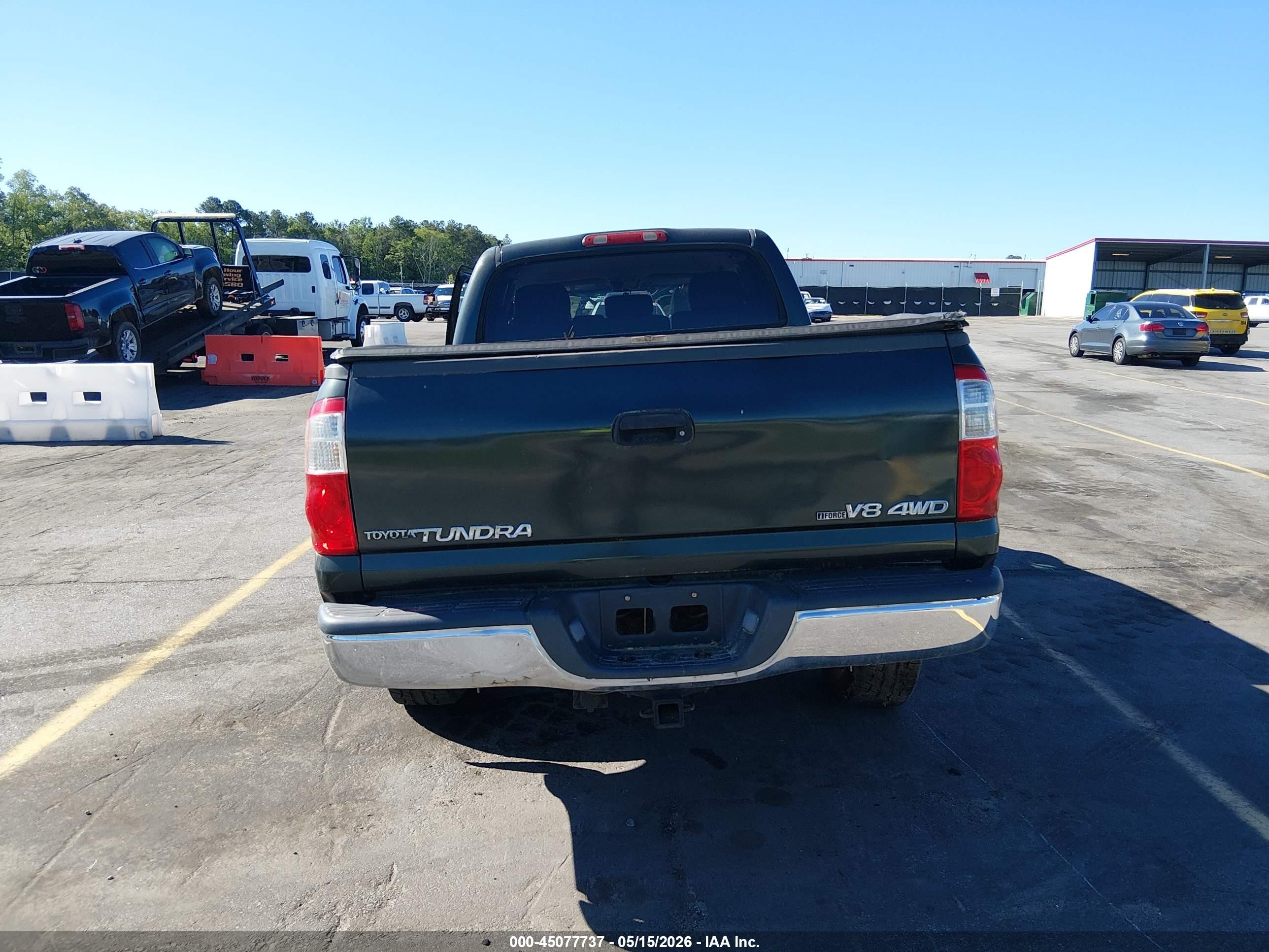 2006 Toyota Tundra Sr5 V8 Зеленый vin: 5TBDT44116S536666