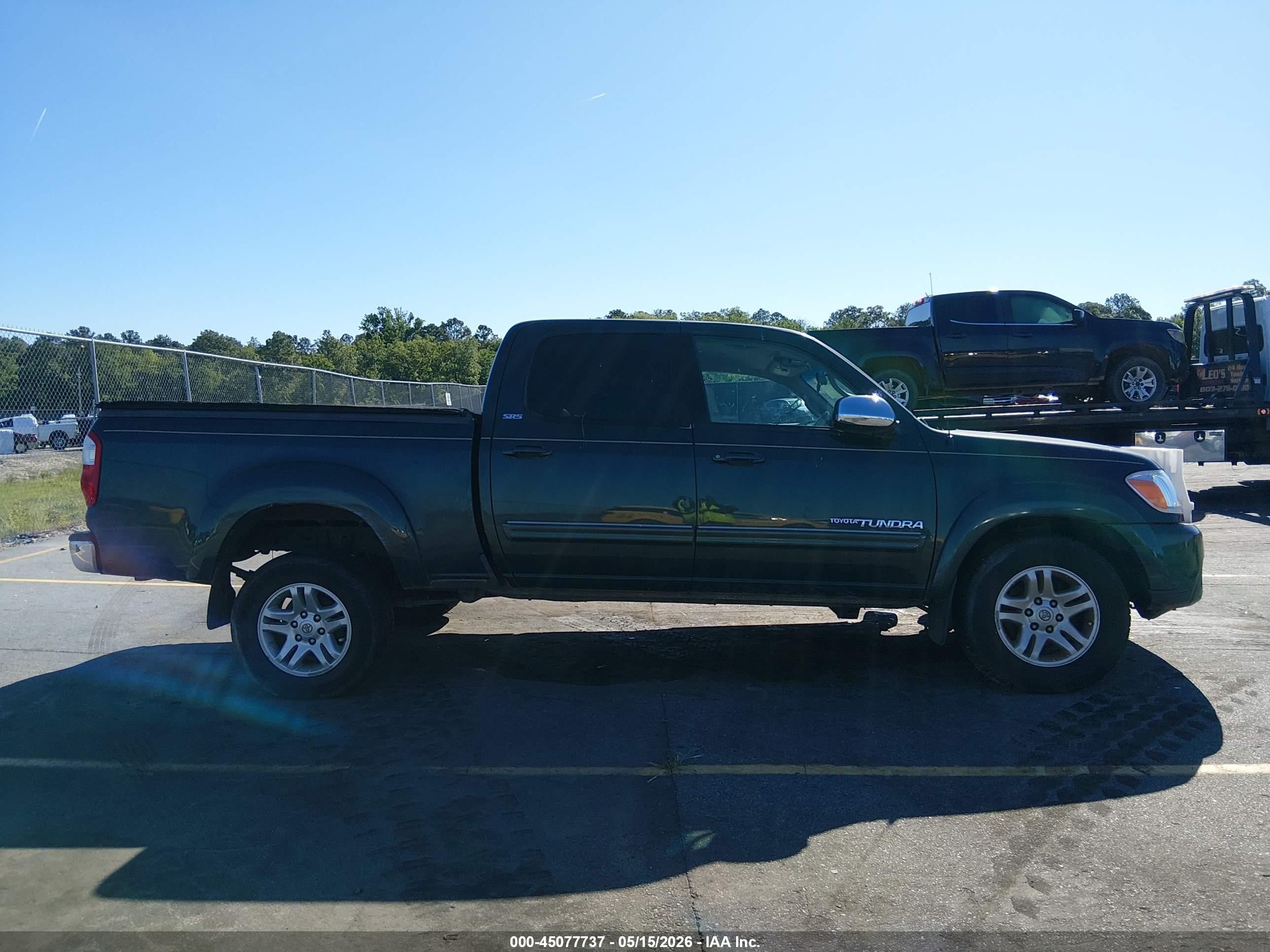 2006 Toyota Tundra Sr5 V8 Зеленый vin: 5TBDT44116S536666