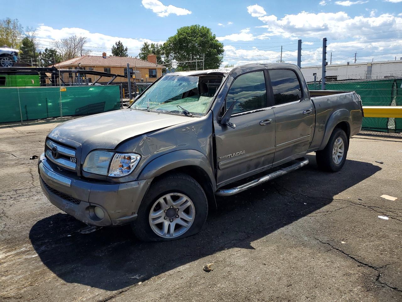 2004 Toyota Tundra Sr5 Gray vin: 5TBDT44124S442633