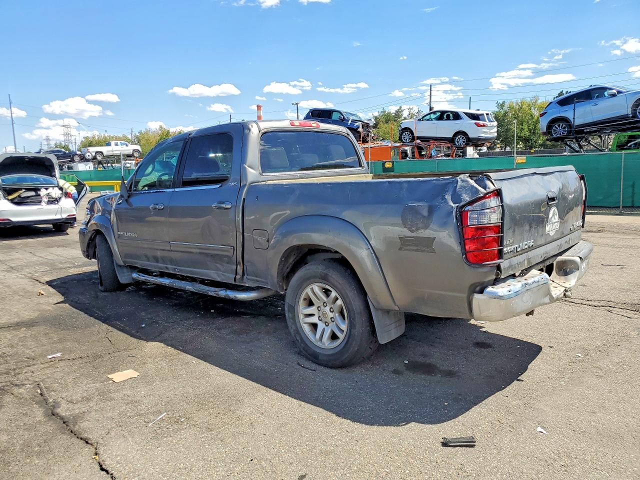 2004 Toyota Tundra Sr5 Gray vin: 5TBDT44124S442633