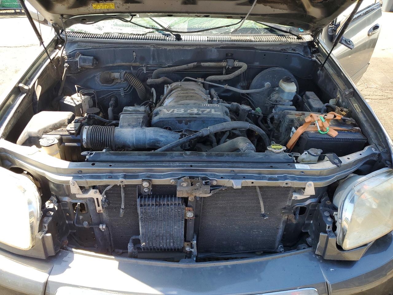 2004 Toyota Tundra Sr5 Gray vin: 5TBDT44124S442633