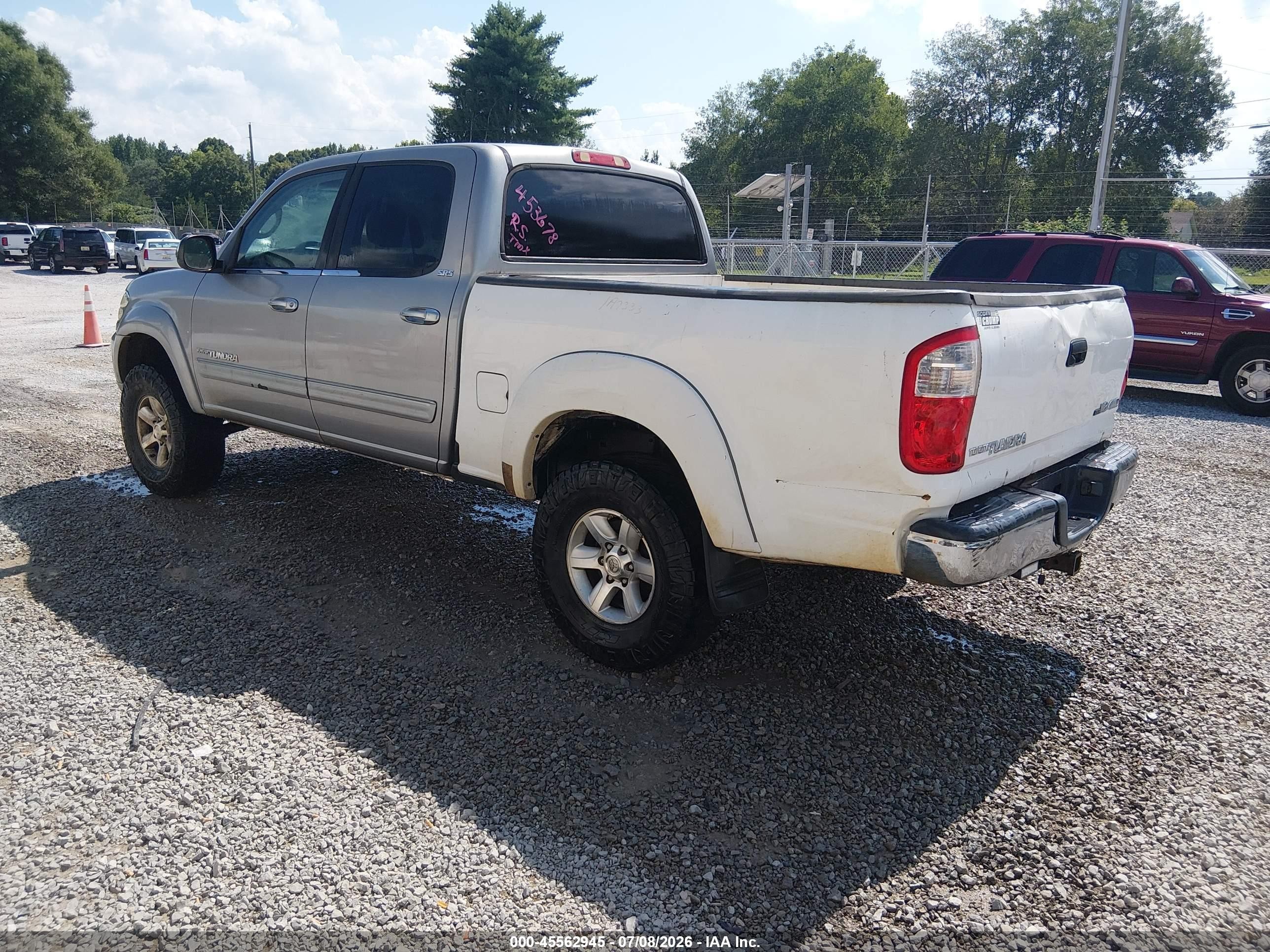 2004 Toyota Tundra Sr5 V8 Gray vin: 5TBDT44124S453678
