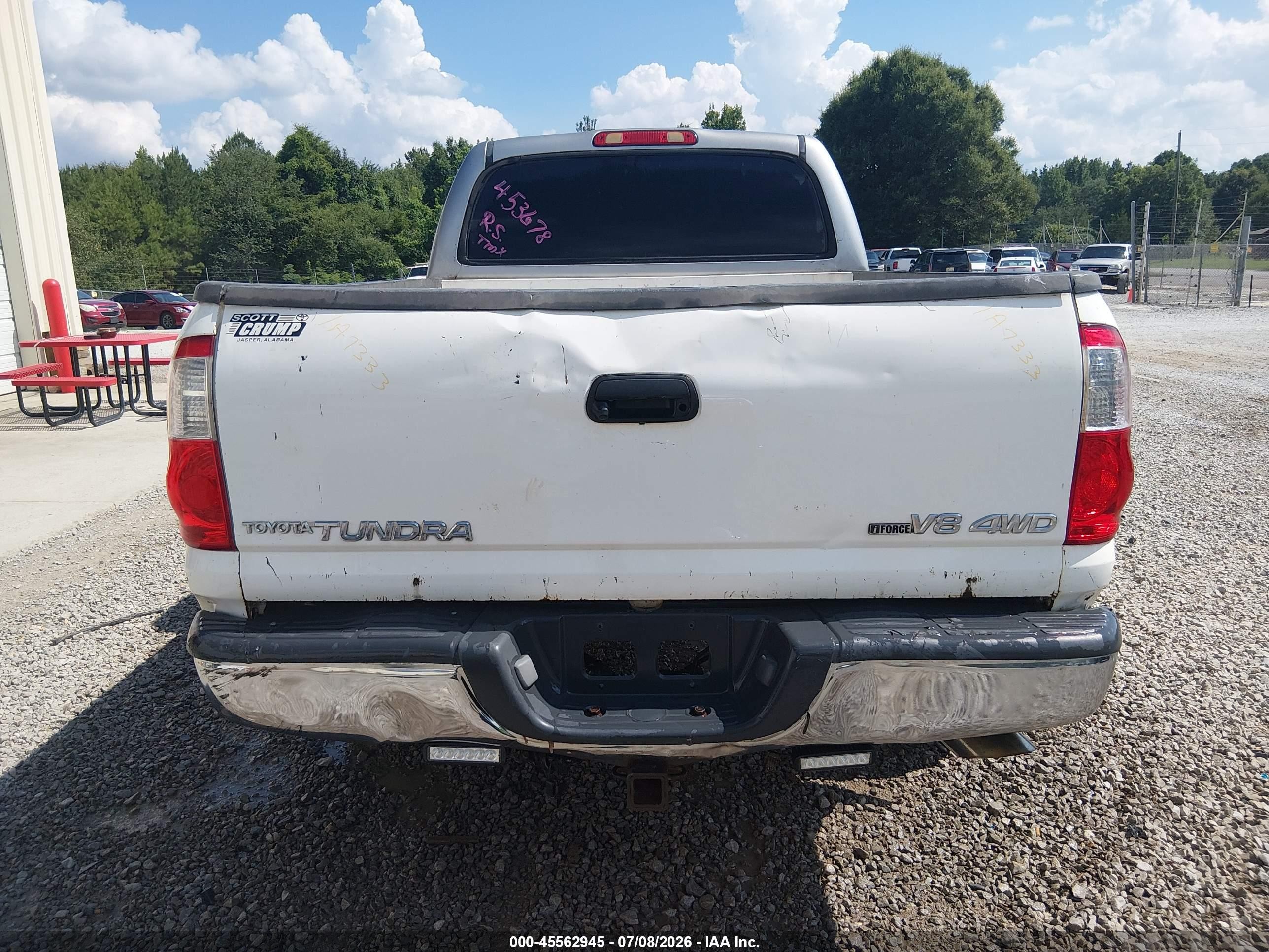 2004 Toyota Tundra Sr5 V8 Gray vin: 5TBDT44124S453678