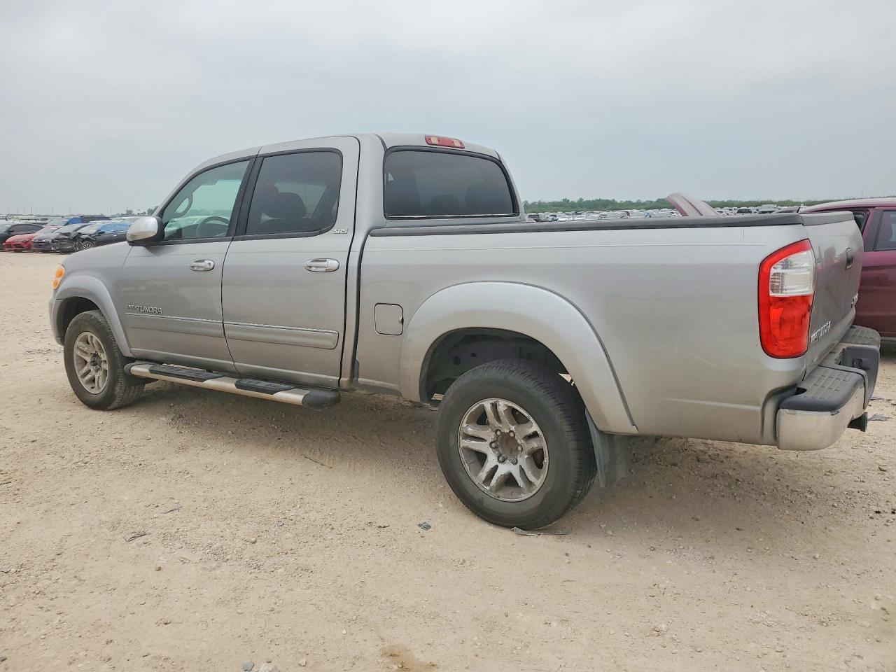 2004 Toyota Tundra Double Cab Sr5 Silver vin: 5TBDT44124S453812