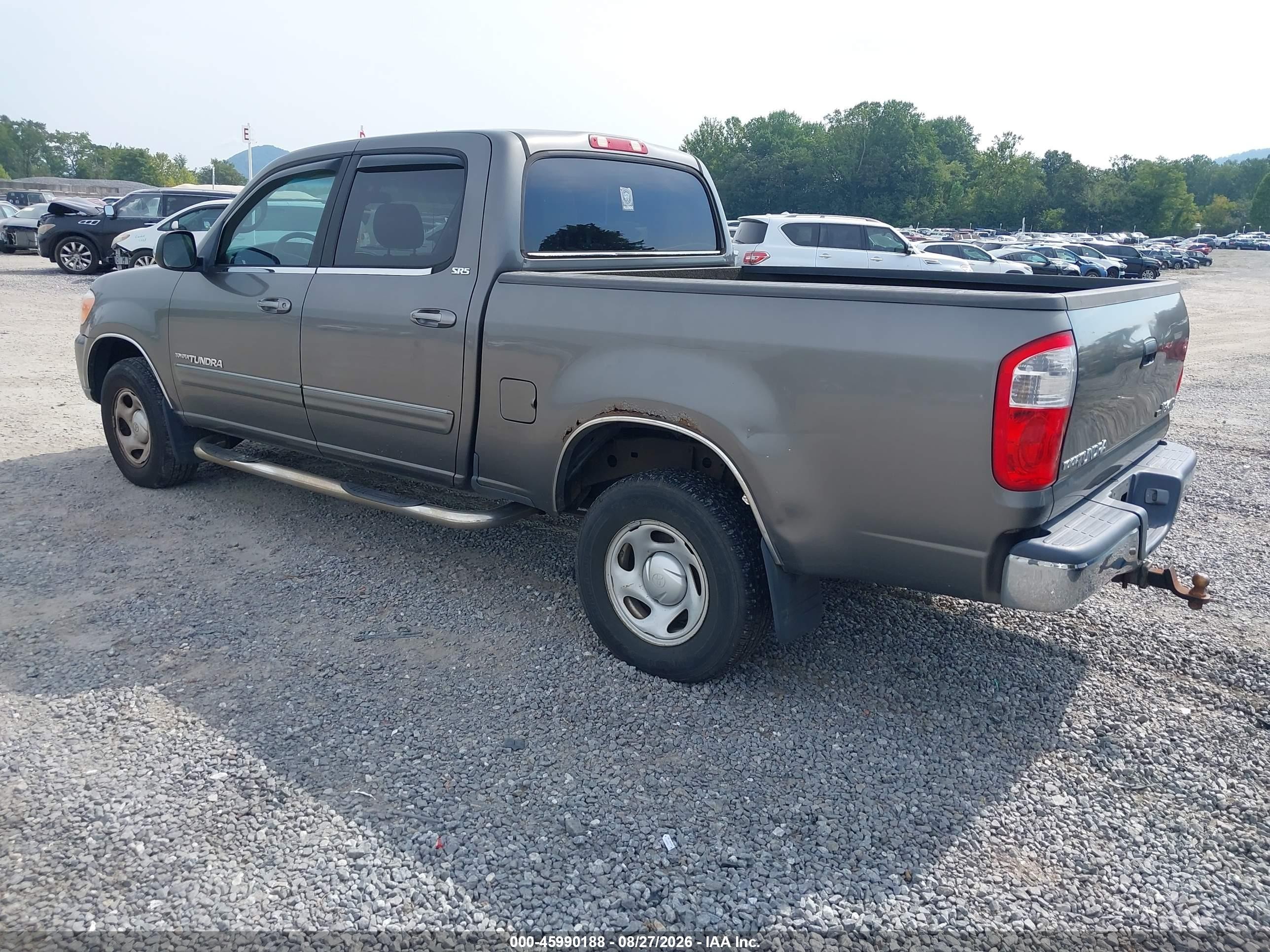 2005 Toyota Tundra Sr5 V8 Gray vin: 5TBDT44125S472328