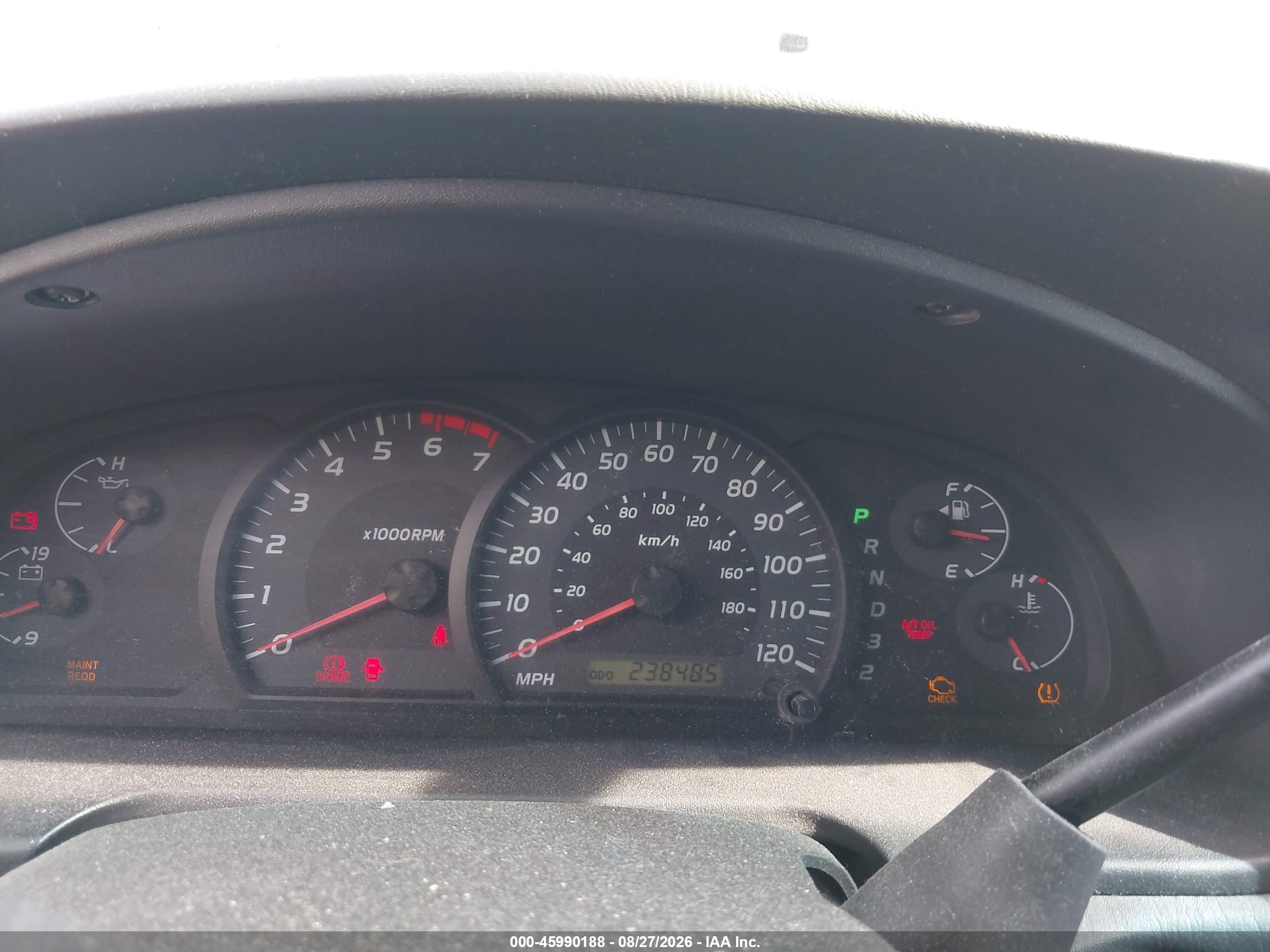 2005 Toyota Tundra Sr5 V8 Gray vin: 5TBDT44125S472328