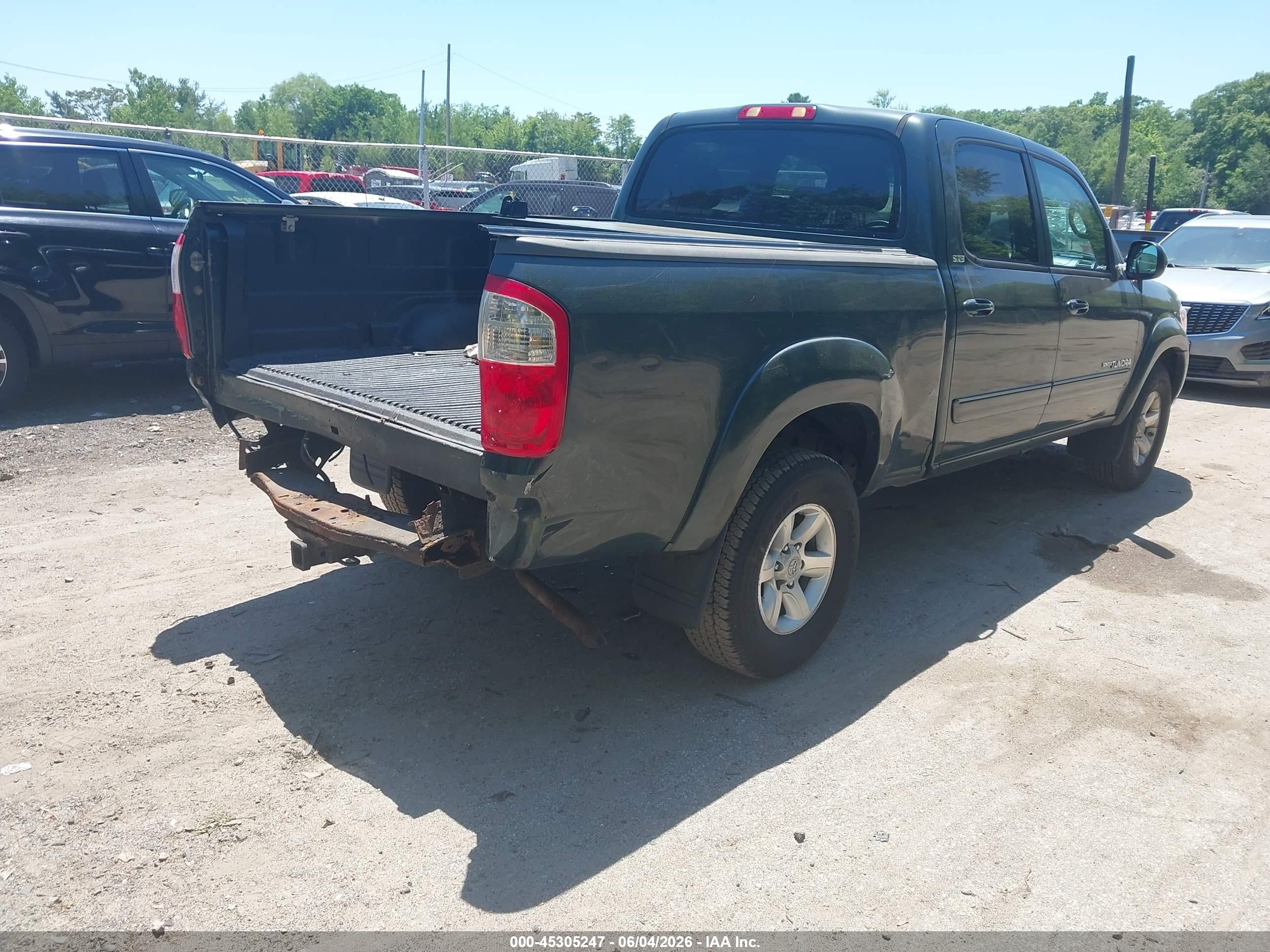 2005 Toyota Tundra Sr5 V8 Green vin: 5TBDT44125S473429