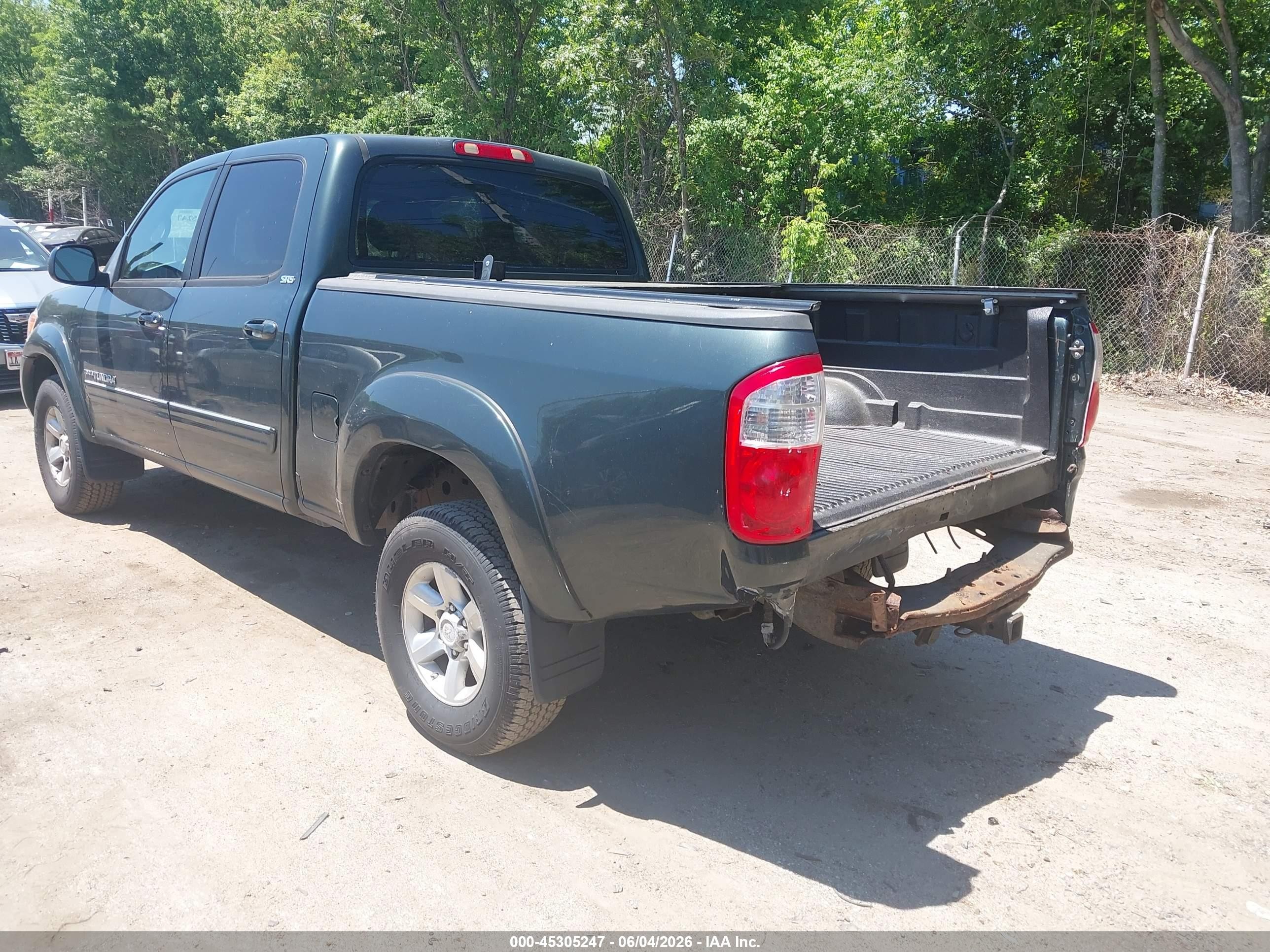 2005 Toyota Tundra Sr5 V8 Green vin: 5TBDT44125S473429