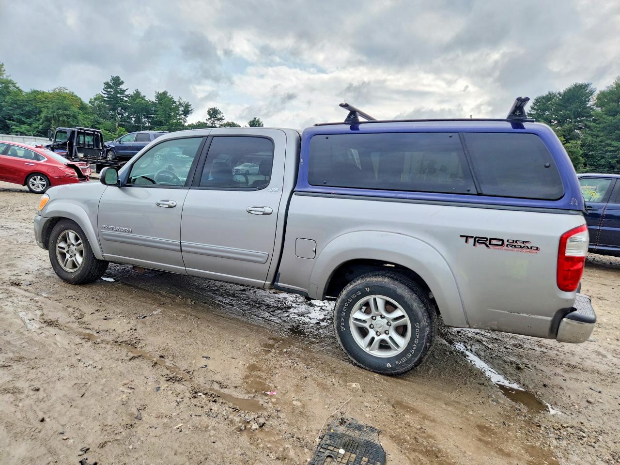 2006 Toyota Tundra Double Cab Sr5 Серебряный vin: 5TBDT44126S504860