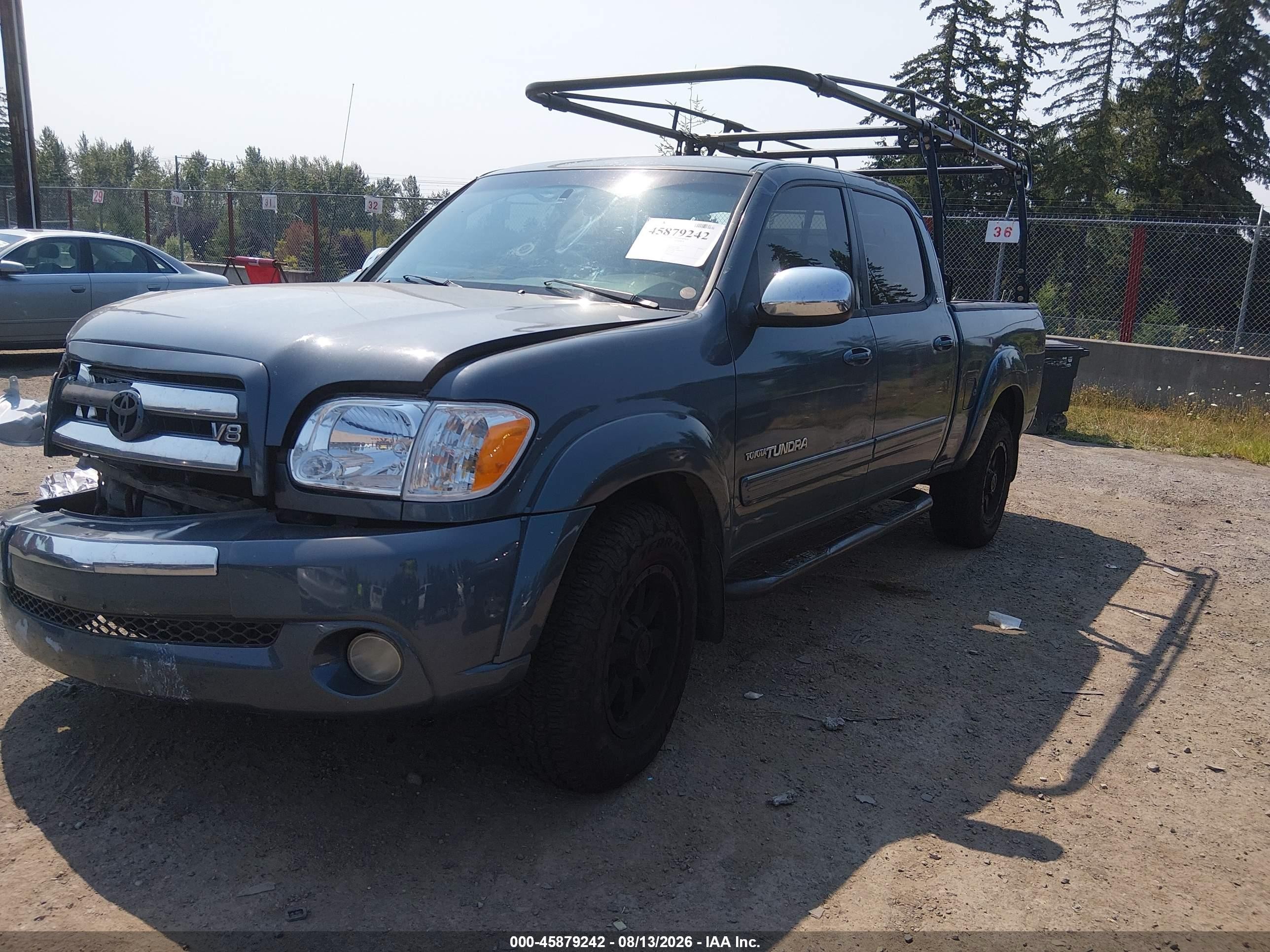 2006 Toyota Tundra Sr5 V8 Blue vin: 5TBDT44126S518709