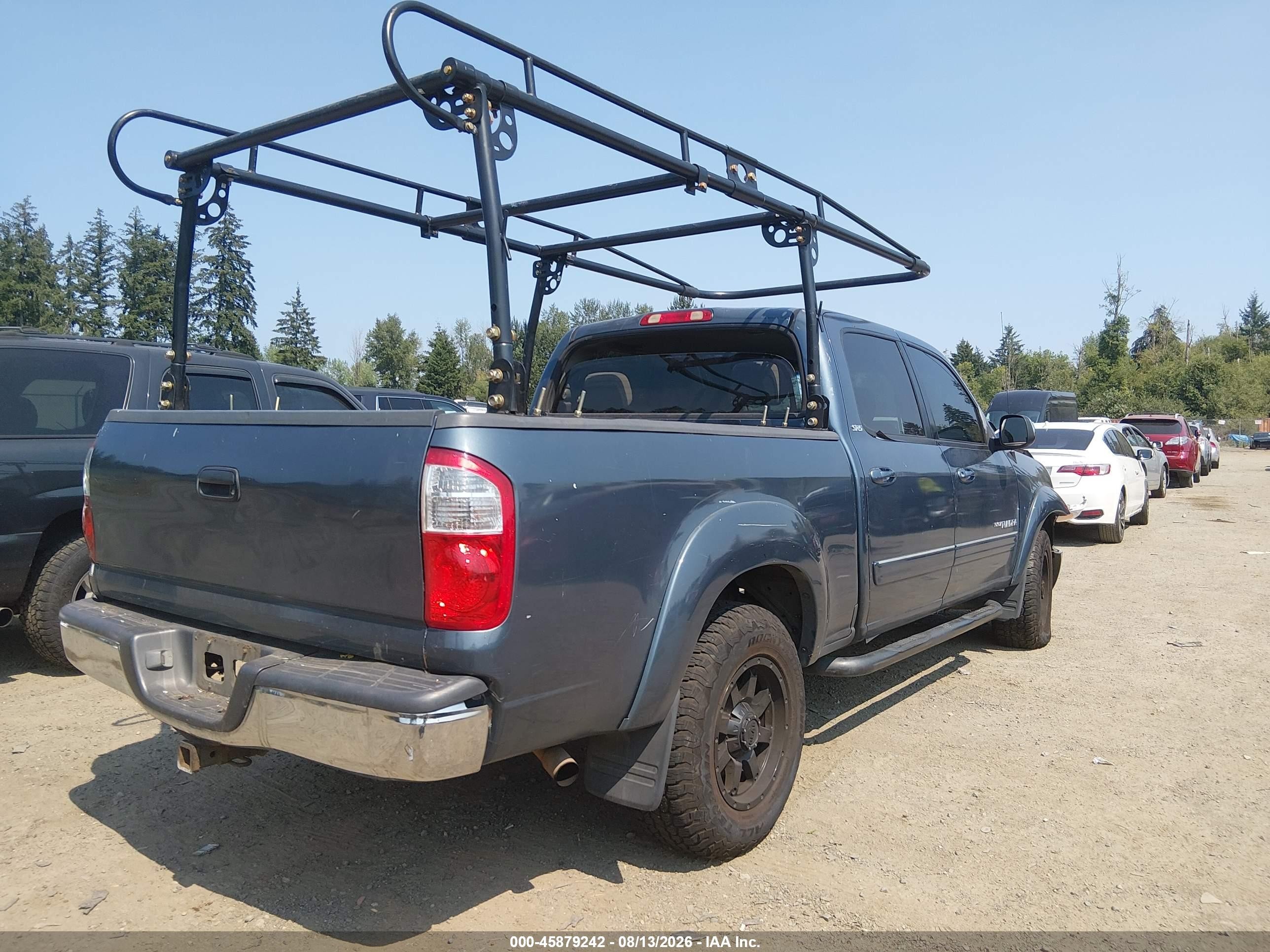 2006 Toyota Tundra Sr5 V8 Blue vin: 5TBDT44126S518709