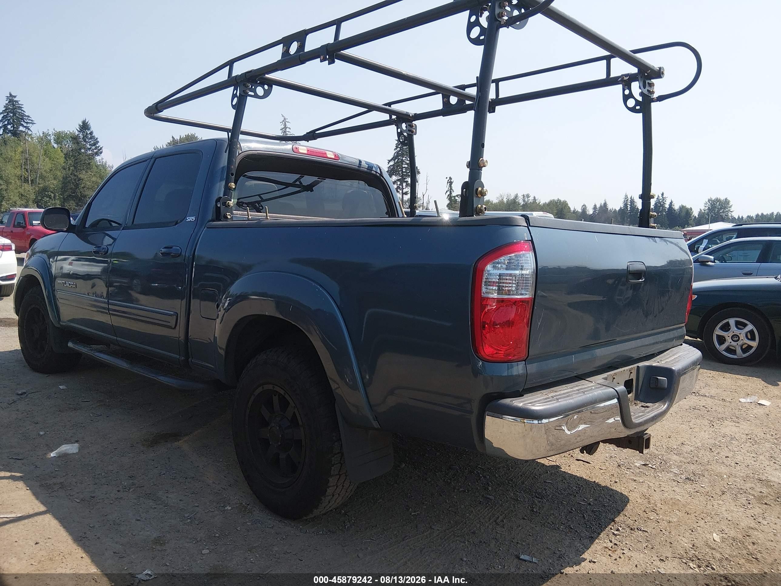 2006 Toyota Tundra Sr5 V8 Blue vin: 5TBDT44126S518709