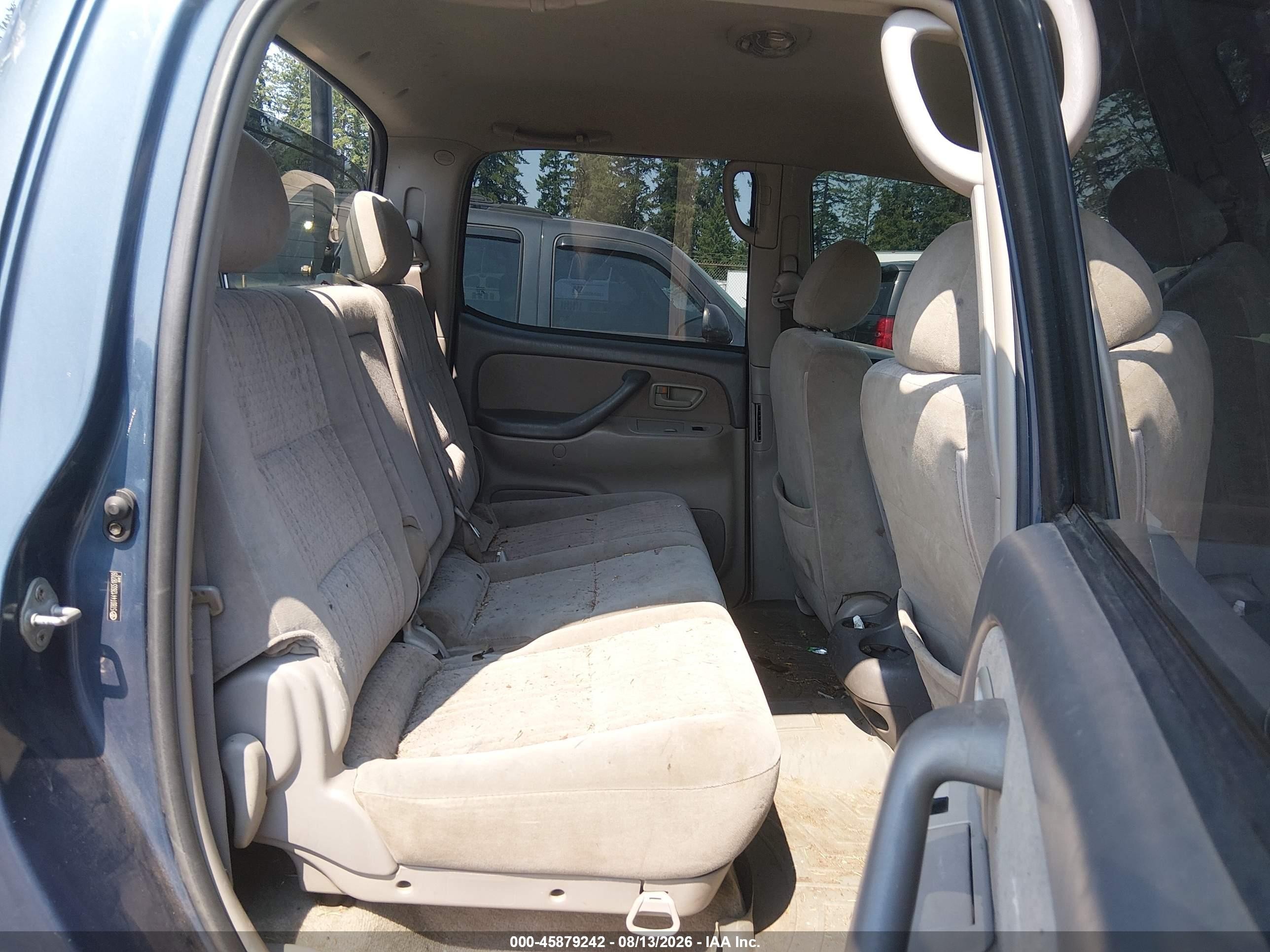 2006 Toyota Tundra Sr5 V8 Blue vin: 5TBDT44126S518709