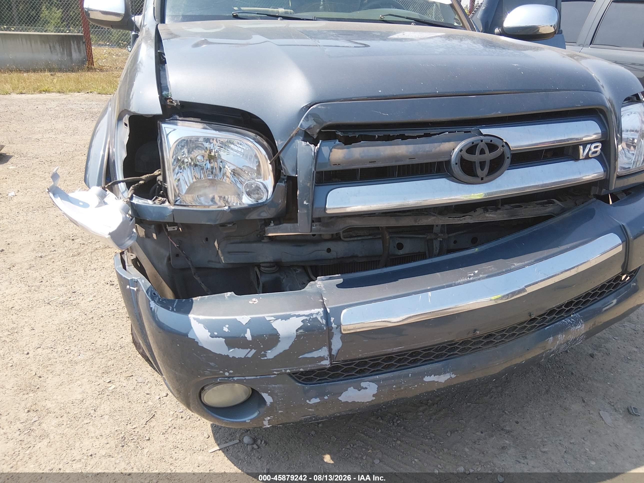 2006 Toyota Tundra Sr5 V8 Blue vin: 5TBDT44126S518709