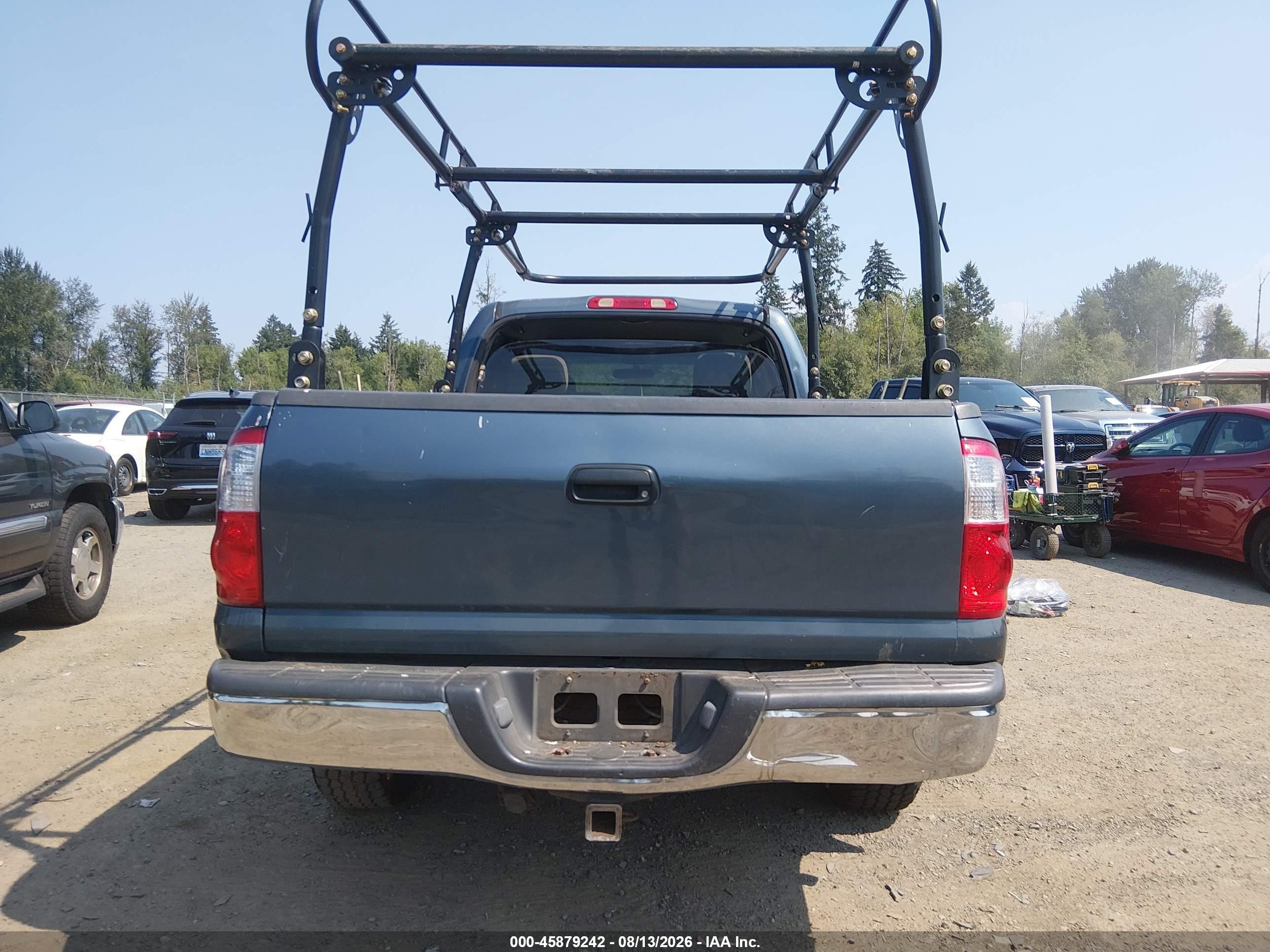 2006 Toyota Tundra Sr5 V8 Blue vin: 5TBDT44126S518709