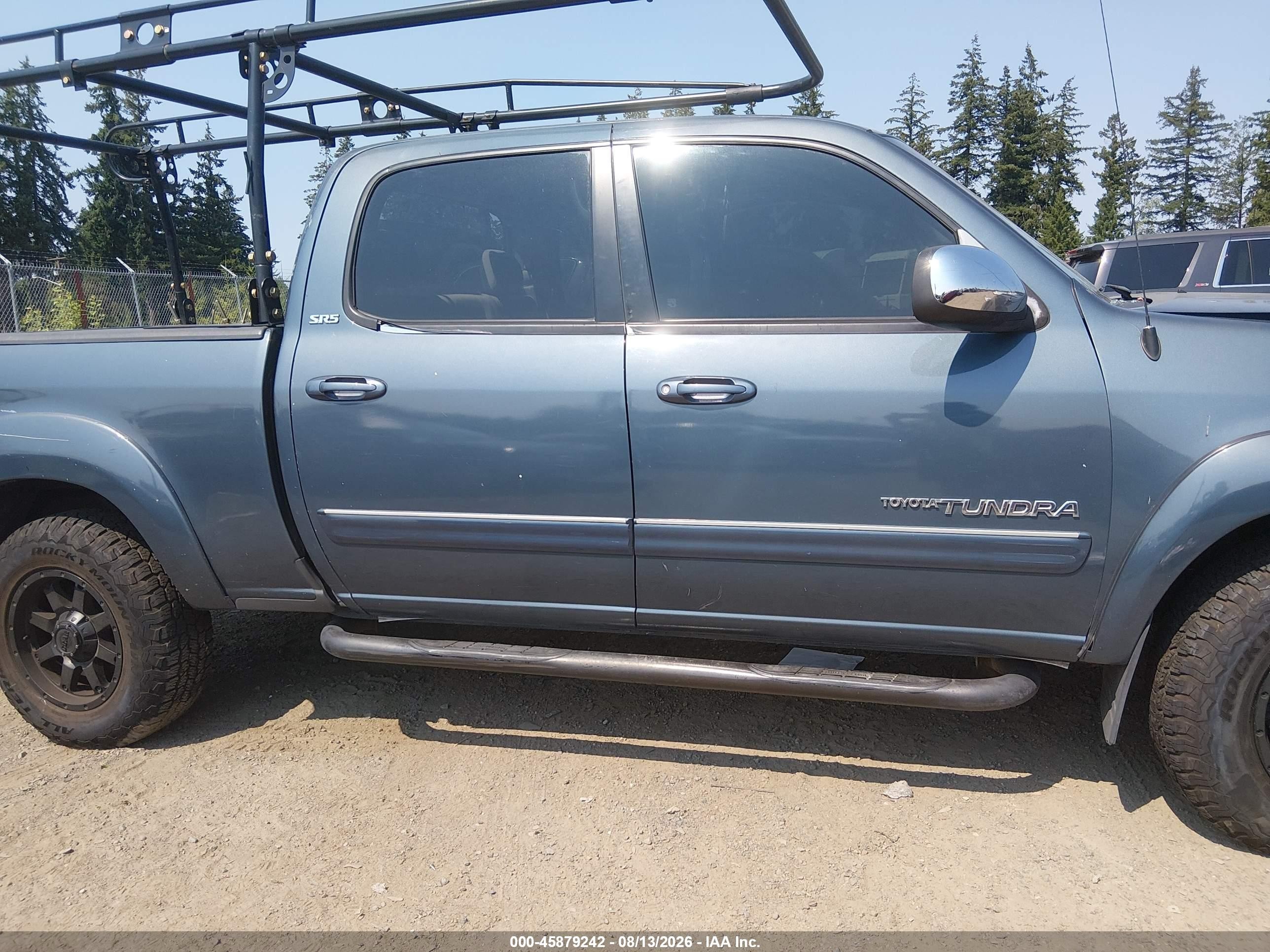 2006 Toyota Tundra Sr5 V8 Blue vin: 5TBDT44126S518709