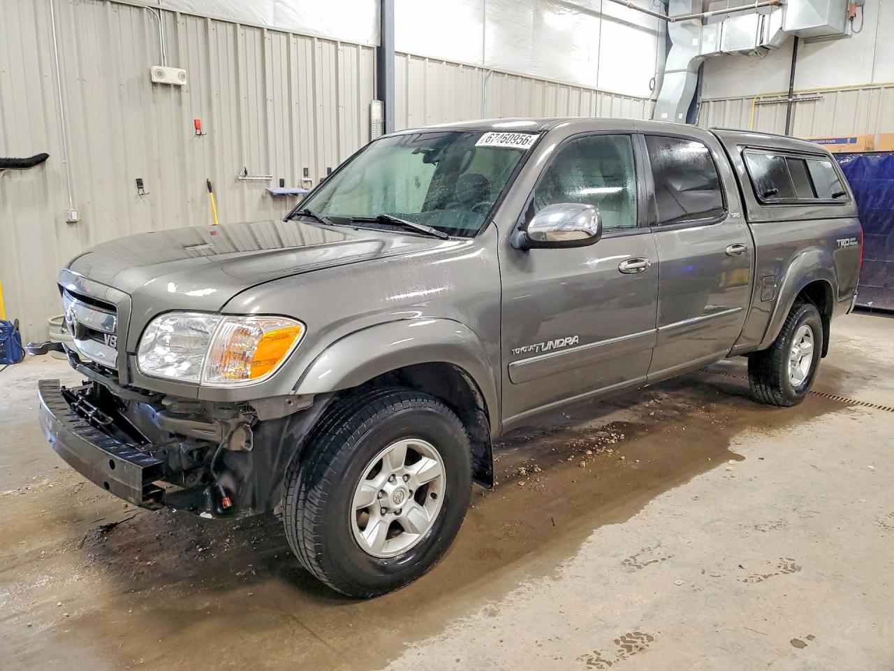 2006 Toyota Tundra Double Cab Sr5 Gray vin: 5TBDT44126S534926