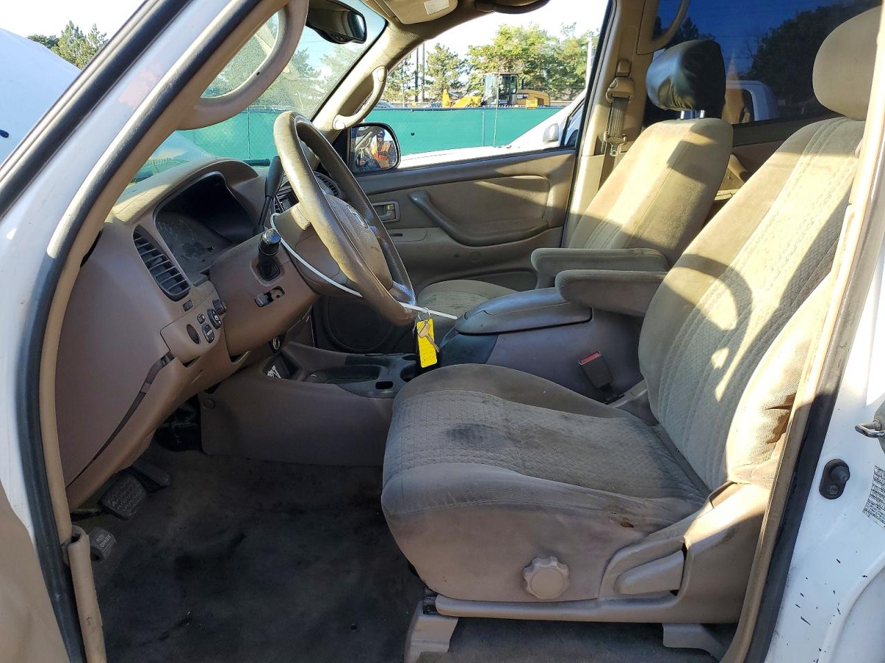 2004 Toyota Tundra Double Cab Sr5 White vin: 5TBDT44134S435660
