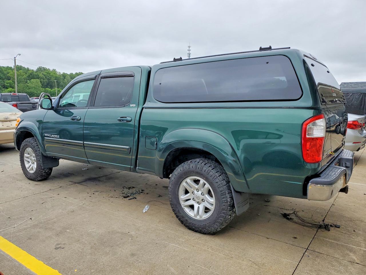 2004 Toyota Tundra Double Cab Sr5 Green vin: 5TBDT44134S442057