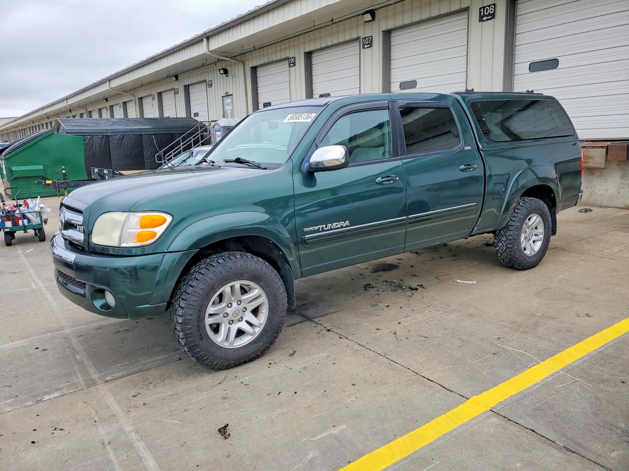 2004 Toyota Tundra Double Cab Sr5 Green vin: 5TBDT44134S442057