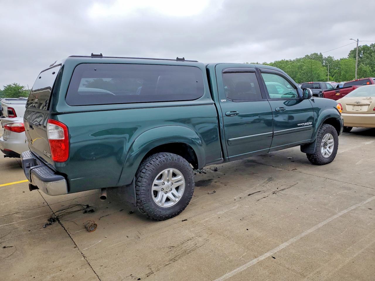 2004 Toyota Tundra Double Cab Sr5 Green vin: 5TBDT44134S442057