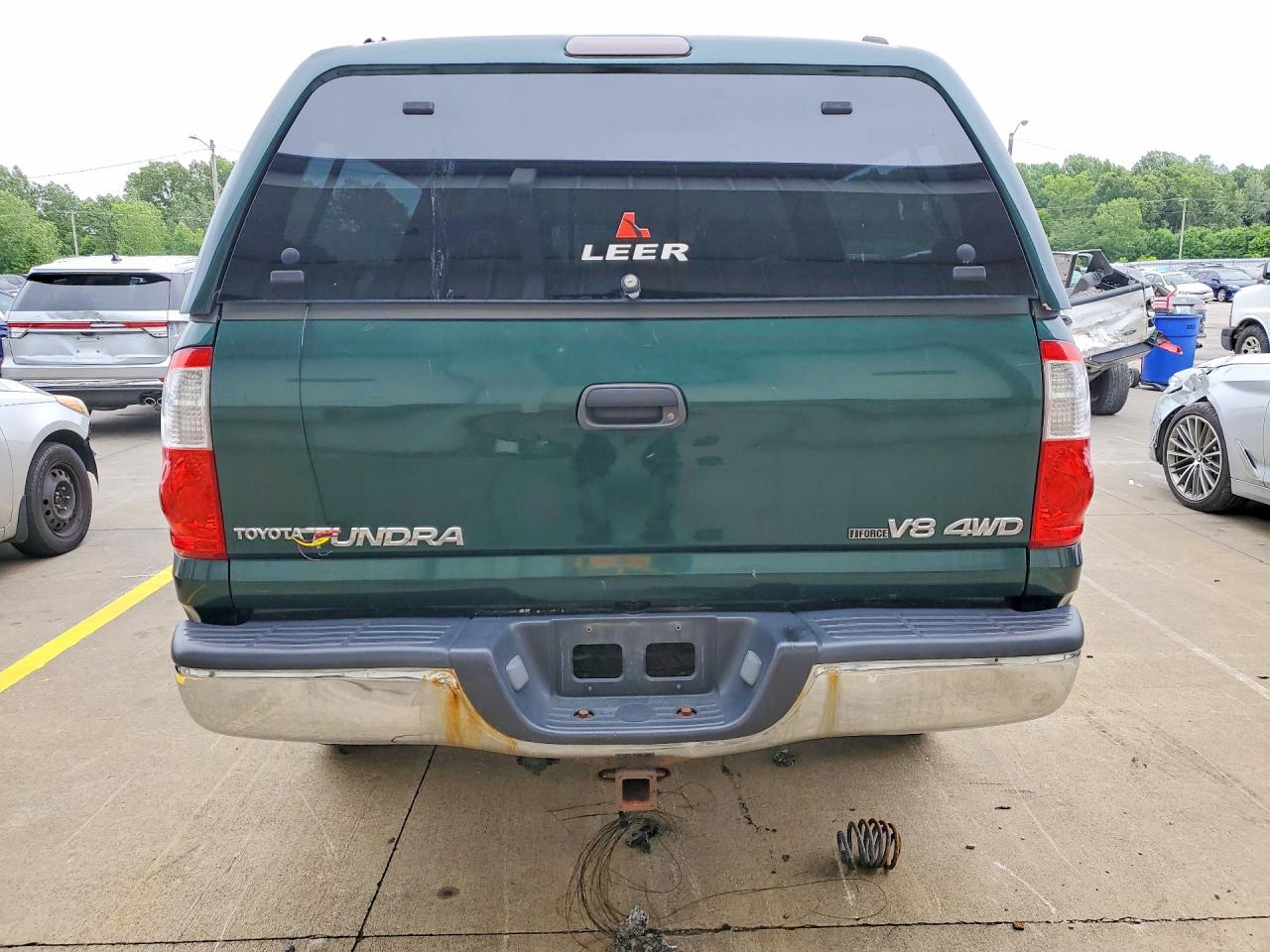 2004 Toyota Tundra Double Cab Sr5 Green vin: 5TBDT44134S442057