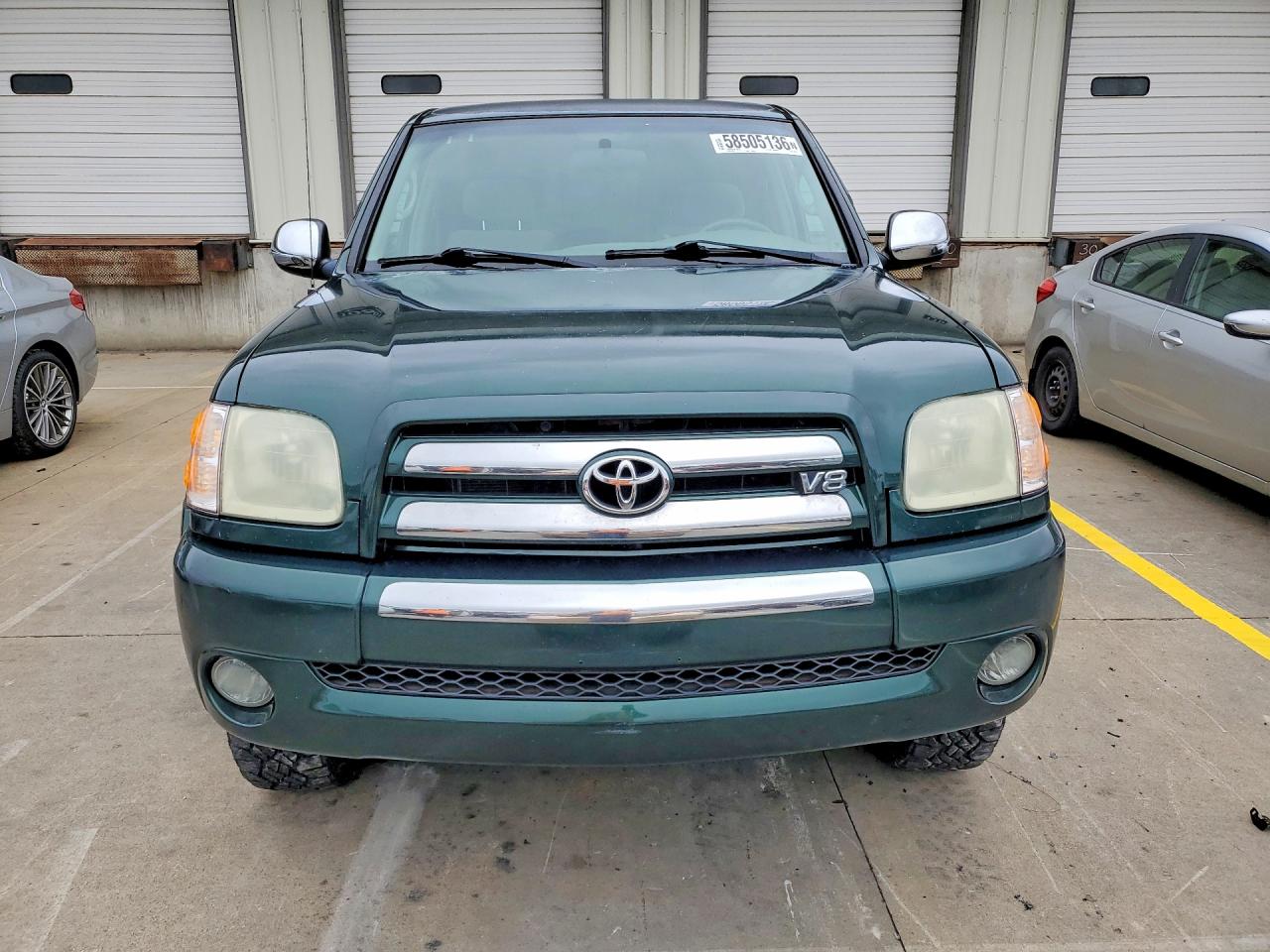 2004 Toyota Tundra Double Cab Sr5 Green vin: 5TBDT44134S442057