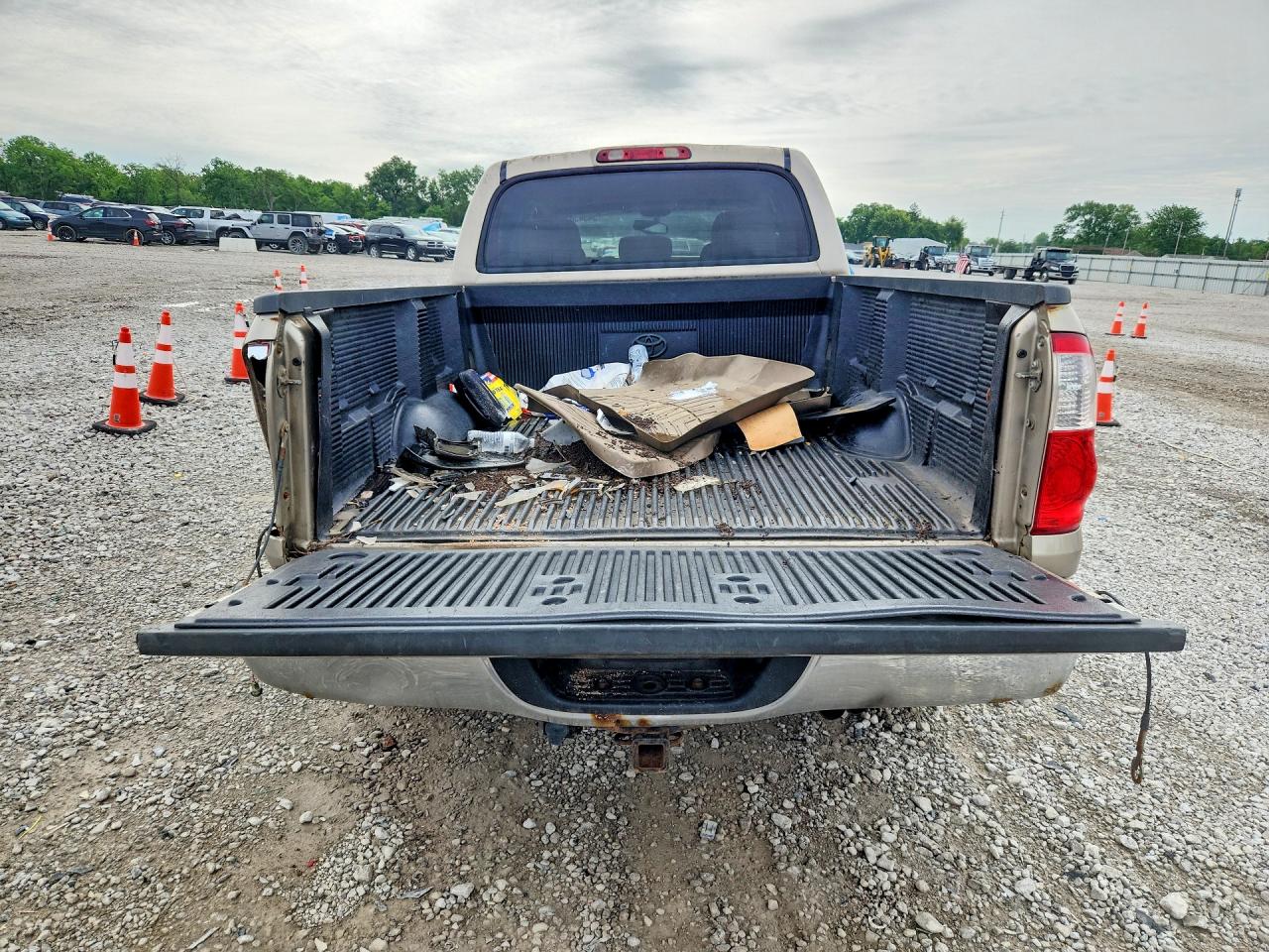 2004 Toyota Tundra Double Cab Sr5 Желто-коричневый vin: 5TBDT44134S443936