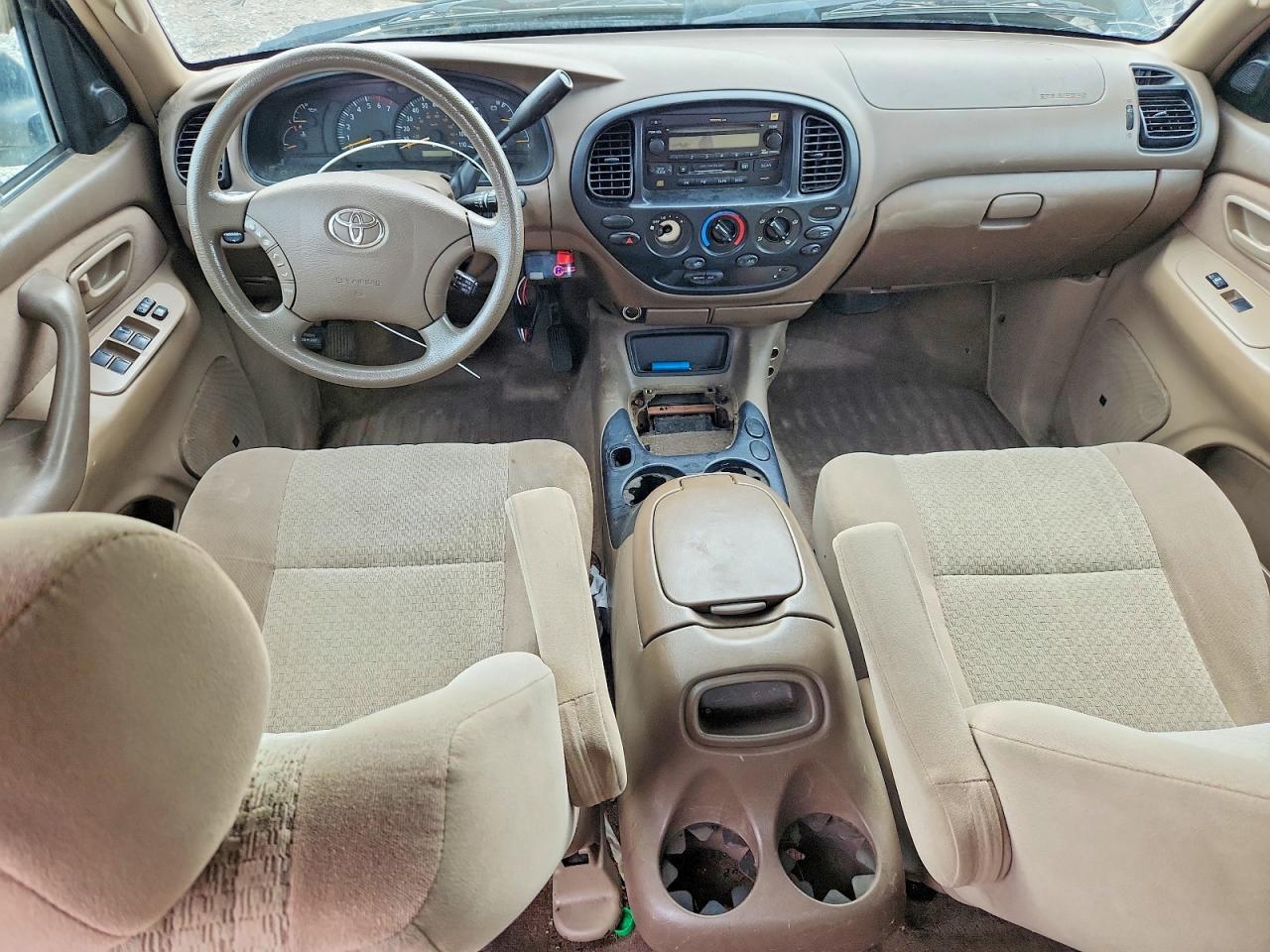 2004 Toyota Tundra Double Cab Sr5 Желто-коричневый vin: 5TBDT44134S443936