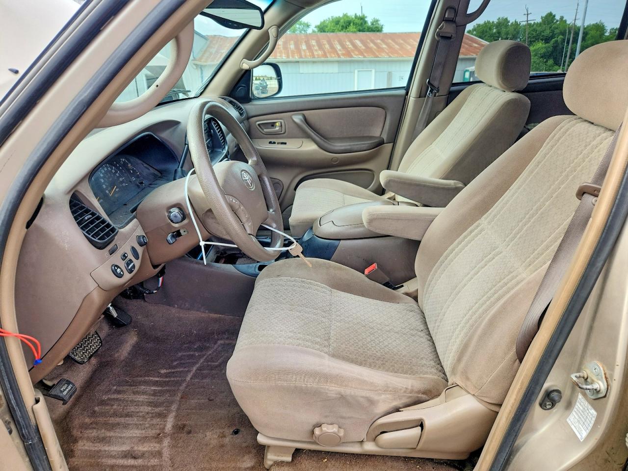 2004 Toyota Tundra Double Cab Sr5 Желто-коричневый vin: 5TBDT44134S443936