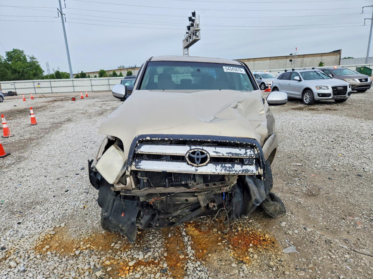 2004 Toyota Tundra Double Cab Sr5 Желто-коричневый vin: 5TBDT44134S443936