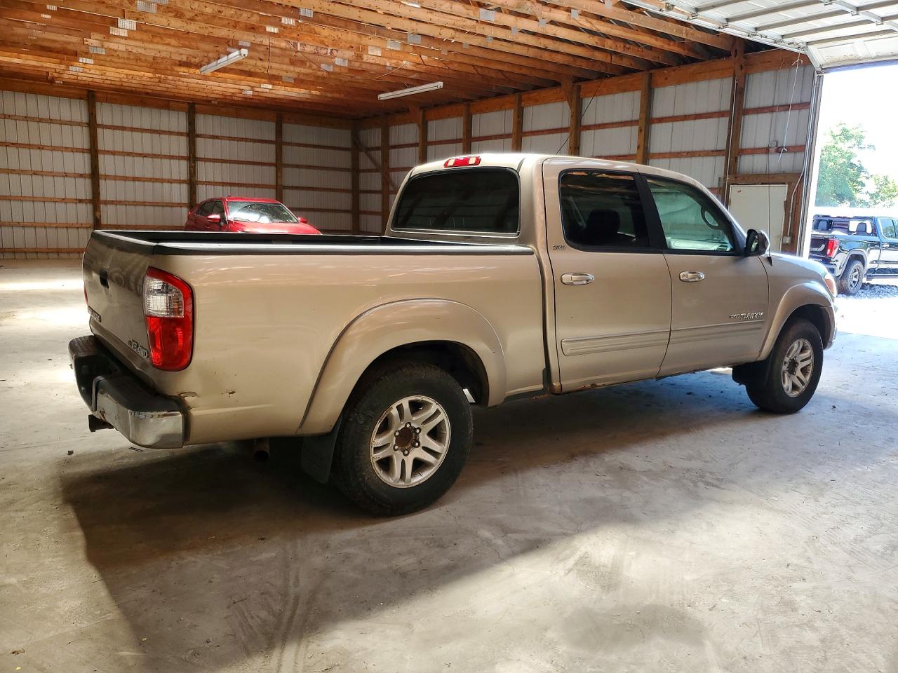 2005 Toyota Tundra Double Cab Sr5 Tan vin: 5TBDT44135S470782