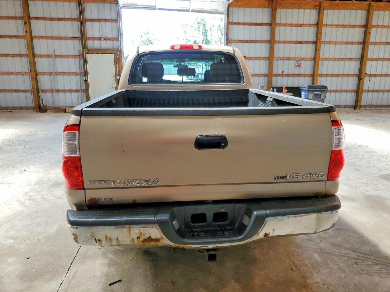2005 Toyota Tundra Double Cab Sr5 Tan vin: 5TBDT44135S470782