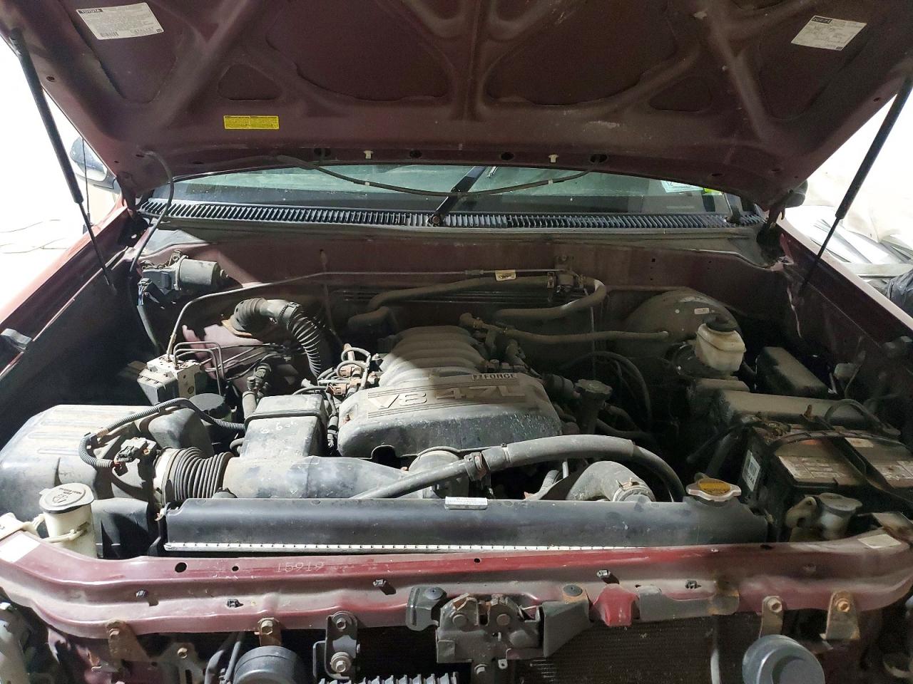2005 Toyota Tundra Double Cab Sr5 Burgundy vin: 5TBDT44135S475237