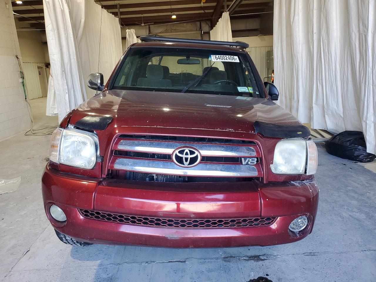 2005 Toyota Tundra Double Cab Sr5 Burgundy vin: 5TBDT44135S475237