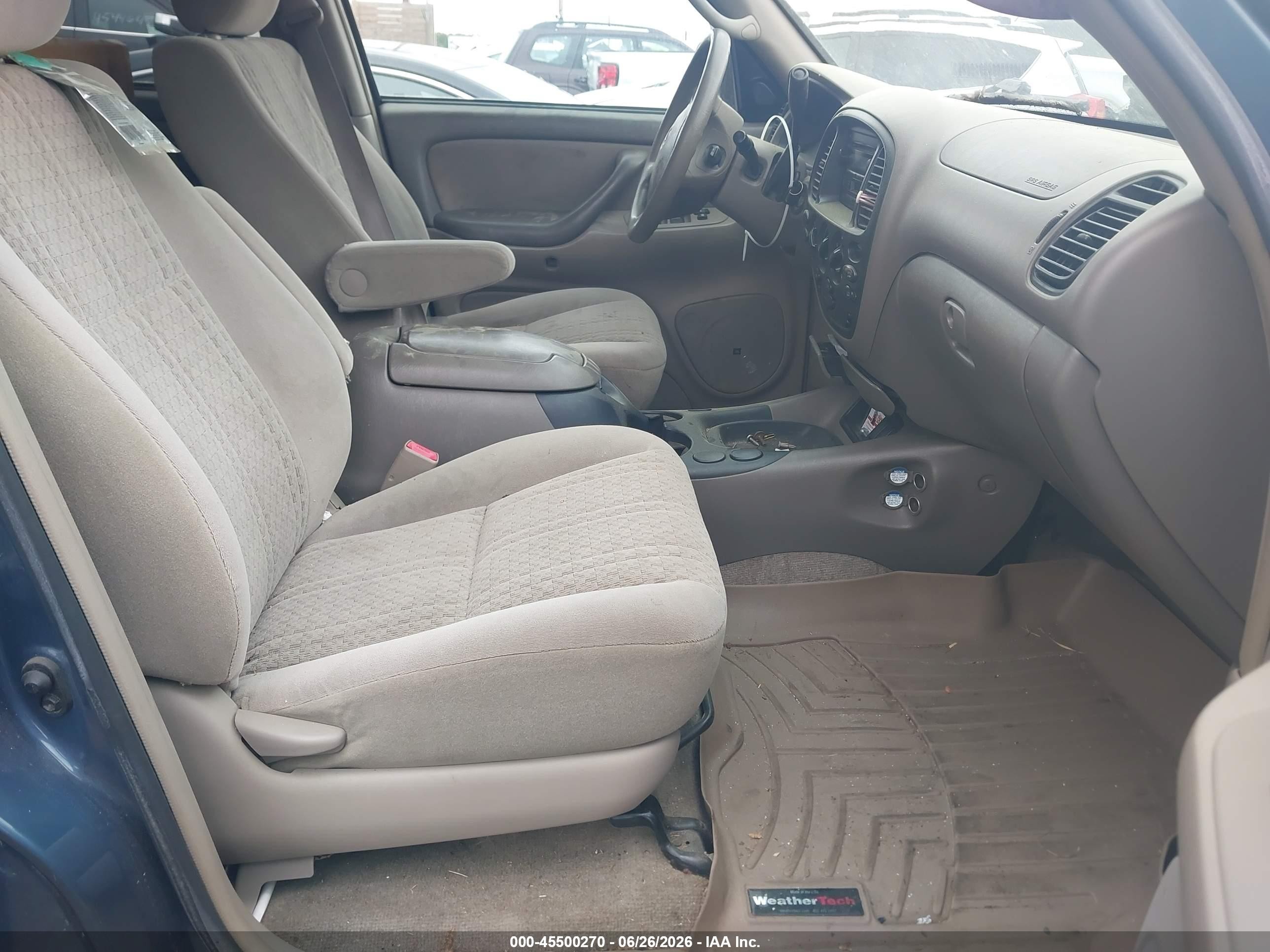2006 Toyota Tundra Sr5 V8 Blue vin: 5TBDT44136S508478