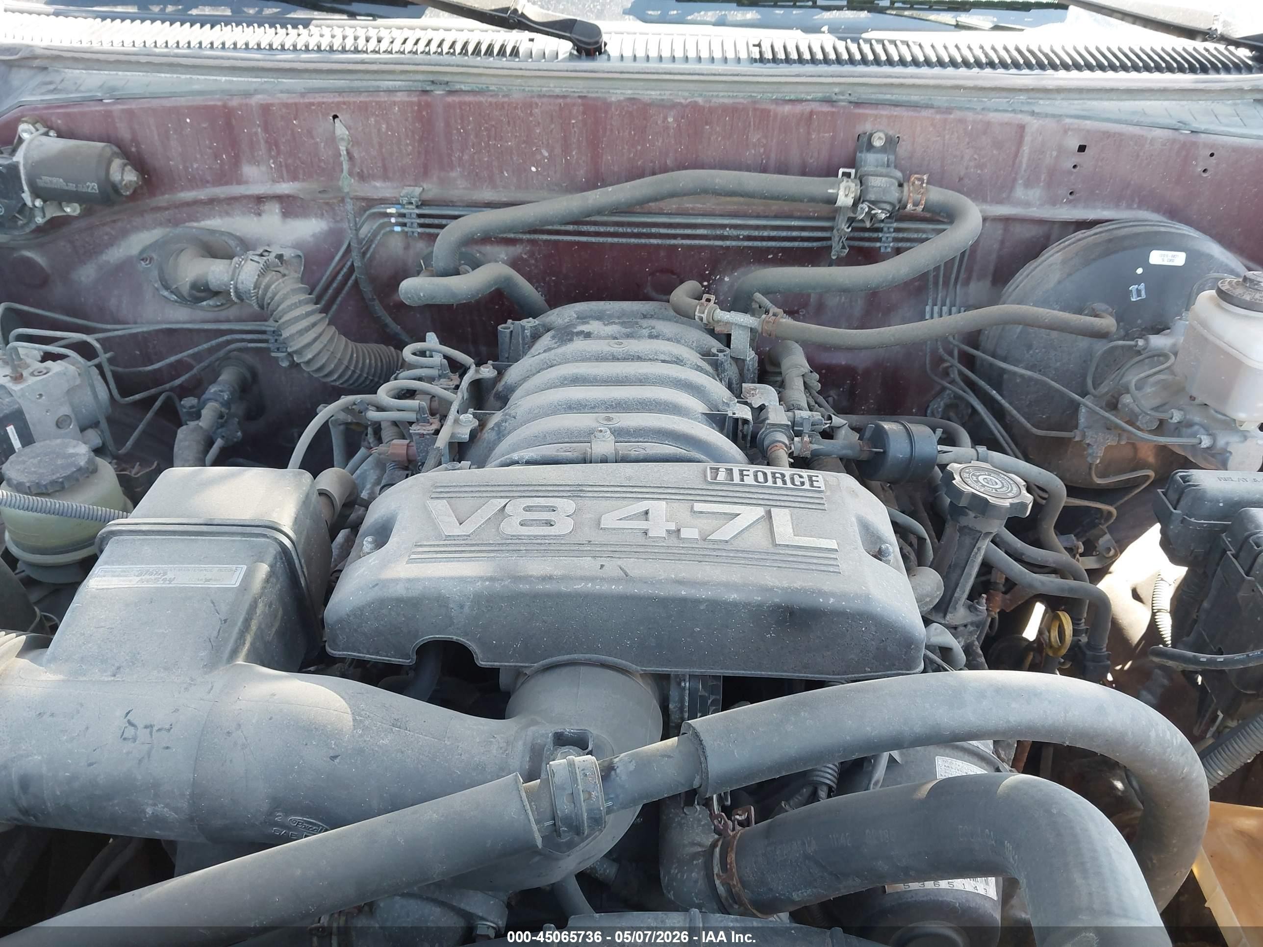 2006 Toyota Tundra Sr5 V8 Красный vin: 5TBDT44136S514491