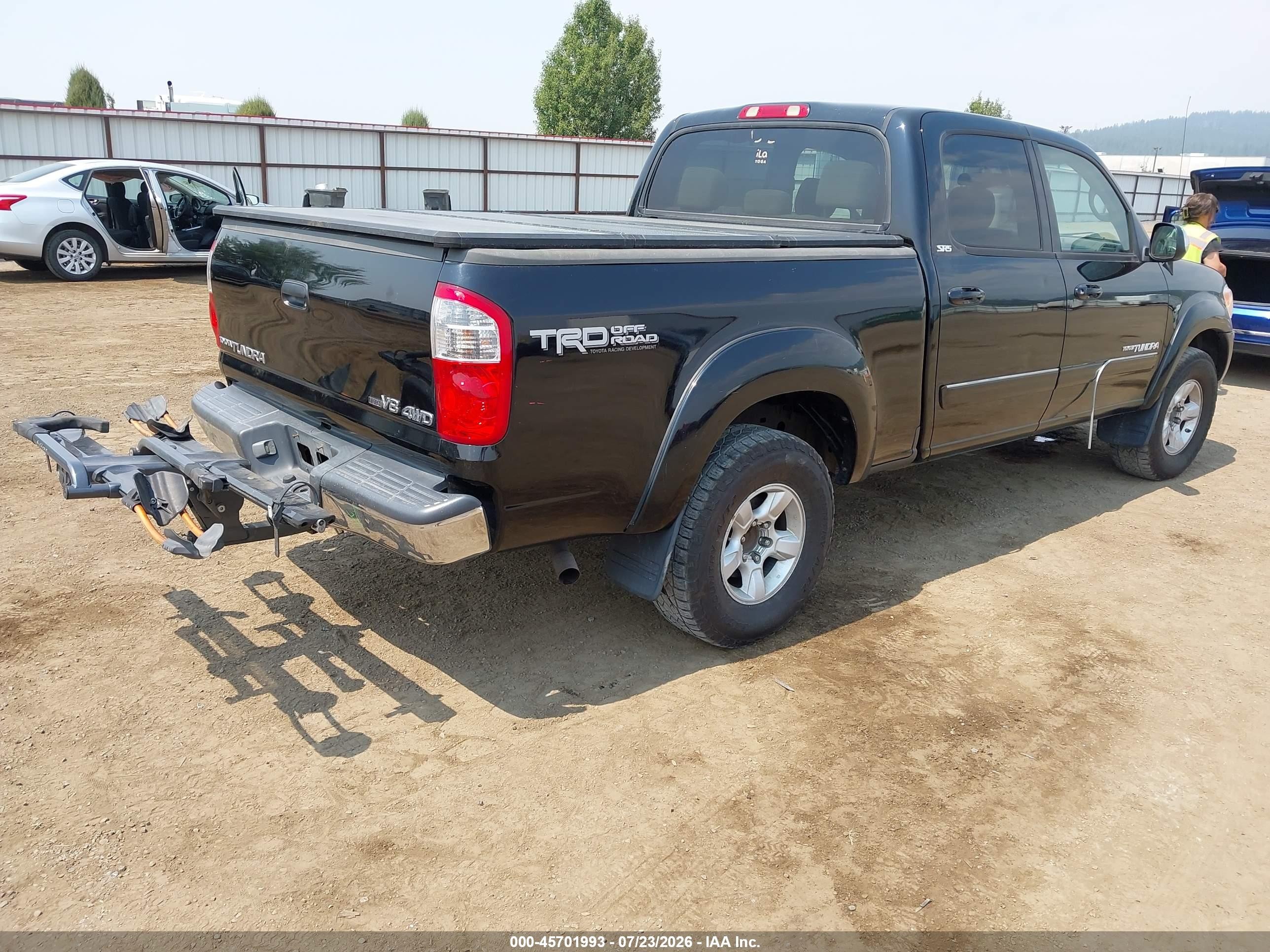 2006 Toyota Tundra Sr5 V8 Black vin: 5TBDT44136S521862