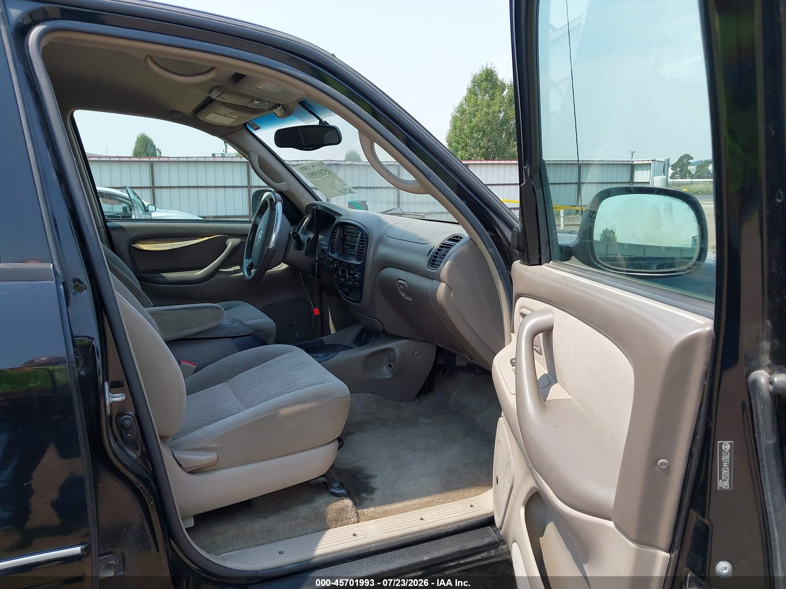 2006 Toyota Tundra Sr5 V8 Black vin: 5TBDT44136S521862
