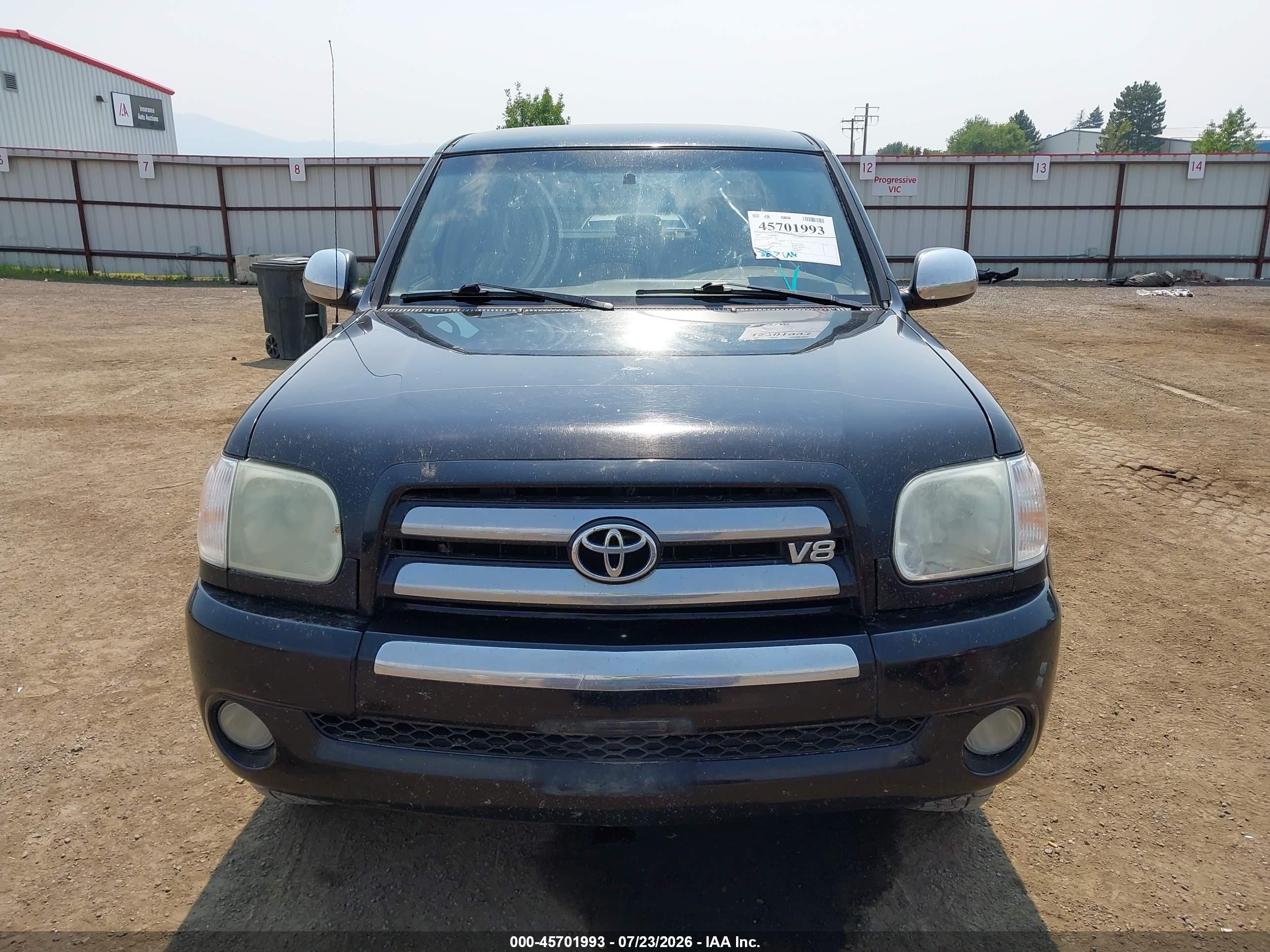 2006 Toyota Tundra Sr5 V8 Black vin: 5TBDT44136S521862