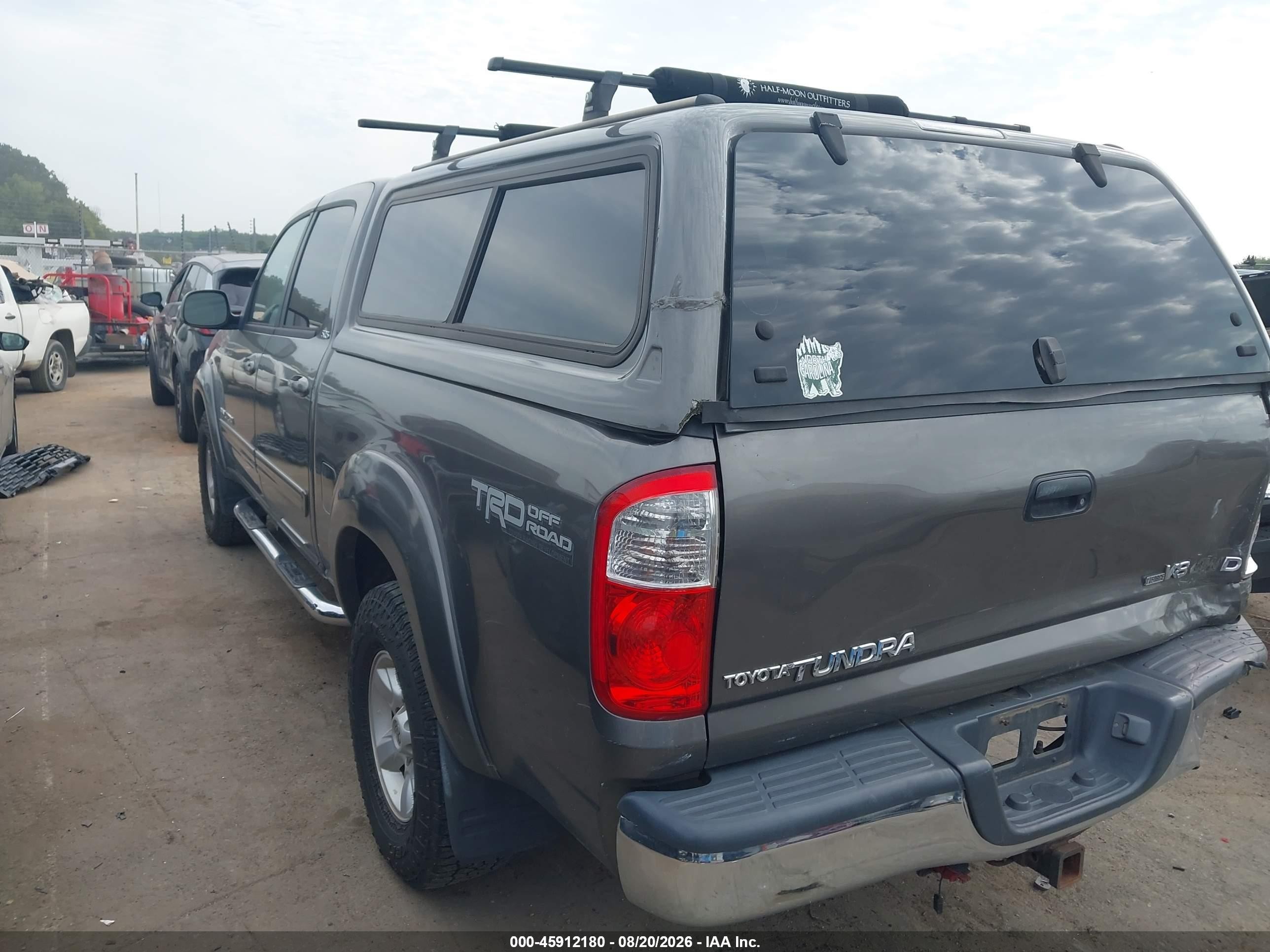 2006 Toyota Tundra Sr5 V8 Gray vin: 5TBDT44136S523093