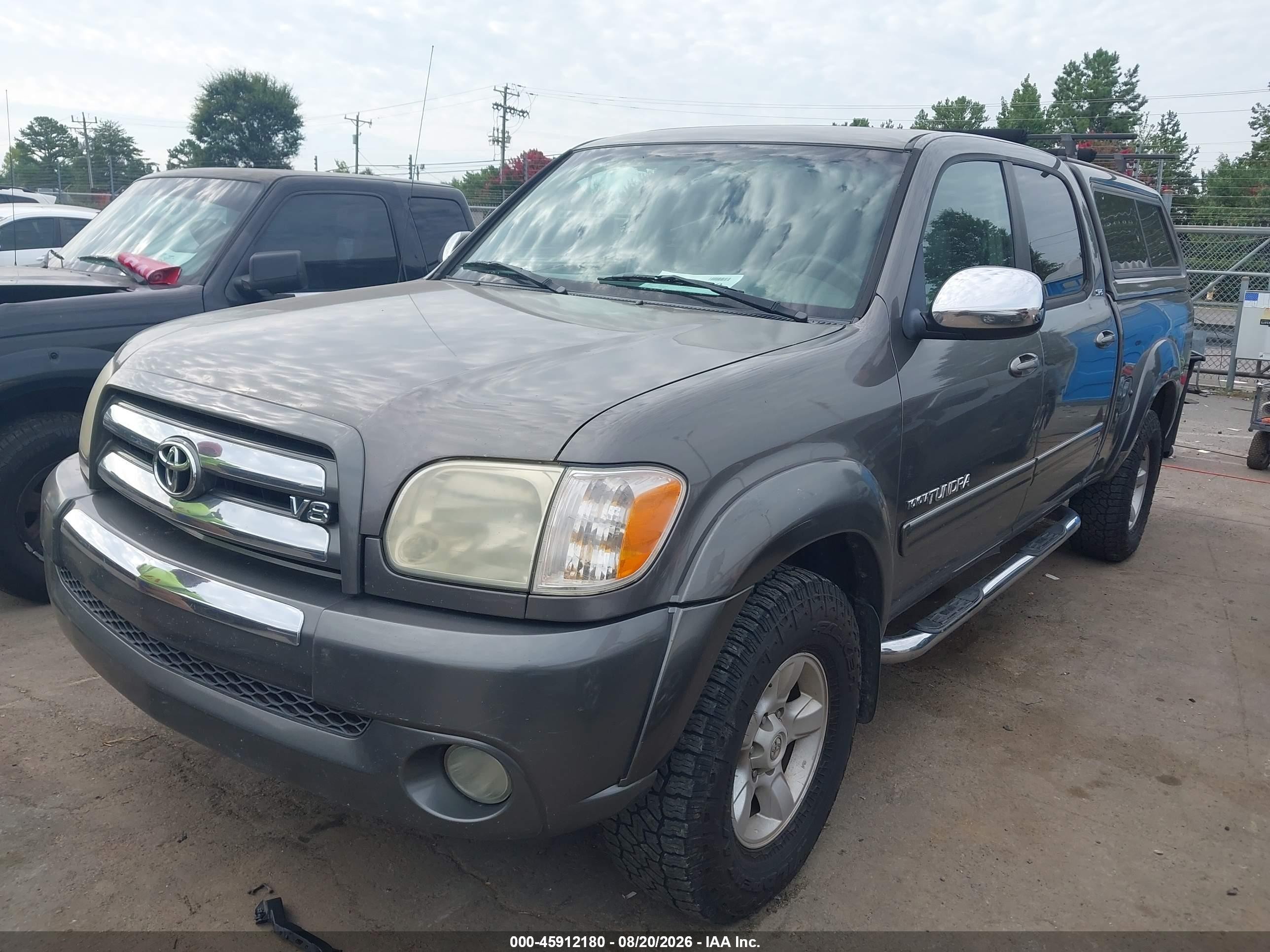 2006 Toyota Tundra Sr5 V8 Gray vin: 5TBDT44136S523093